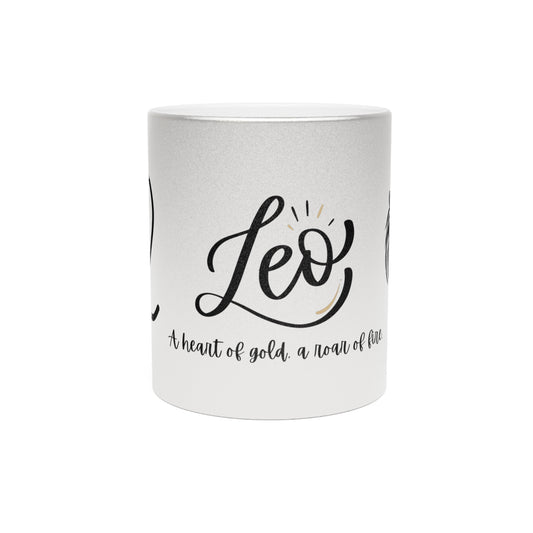 Leo Zodiac Mug – Fierce Lion Design, Astrology Gift for Leos, Bold Horoscope Coffee Cup