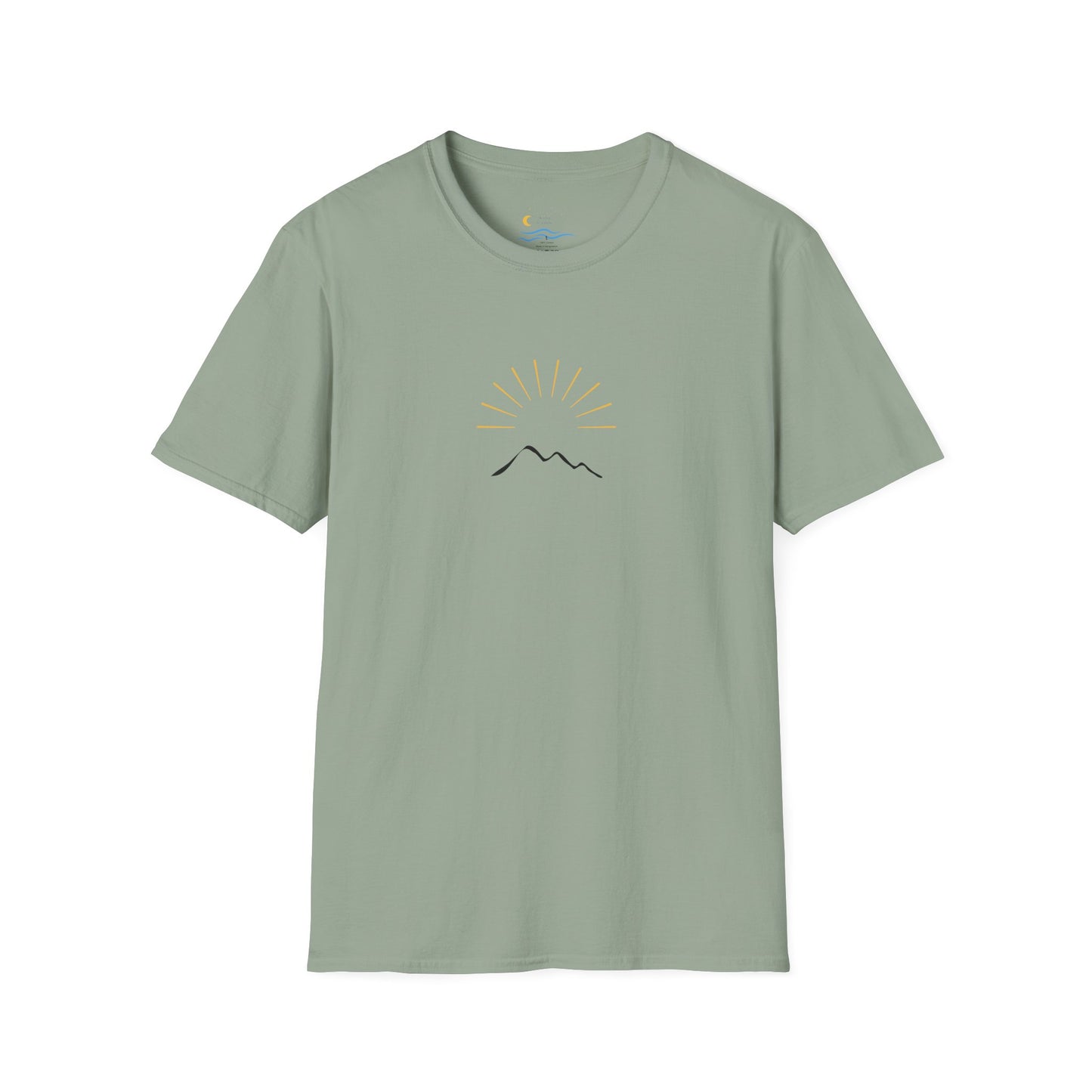 Sunrise Mountain Unisex Softstyle T-Shirt - Perfect for Nature Lovers