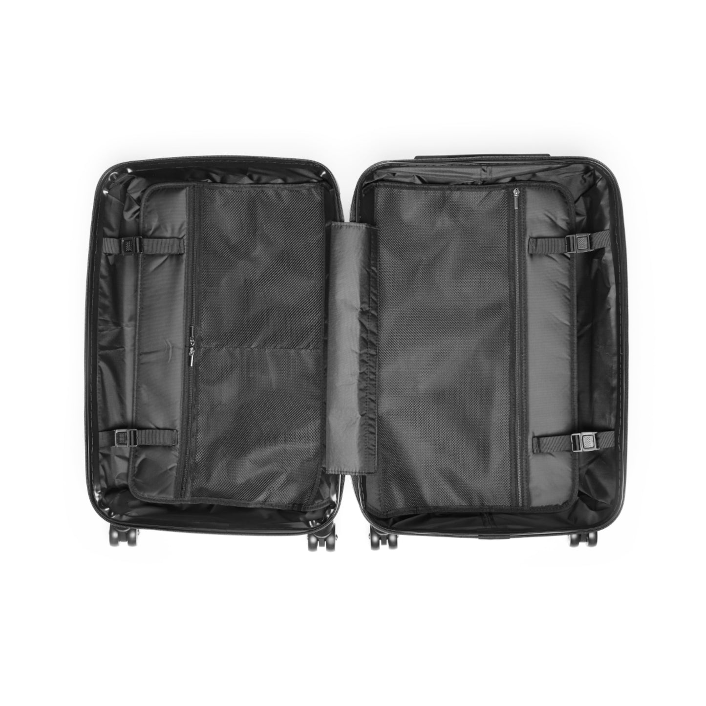 Drift. Dream. Escape. Butterfly Suitcase – Minimalist Black Luggage | Stardust Cove Travel Collection