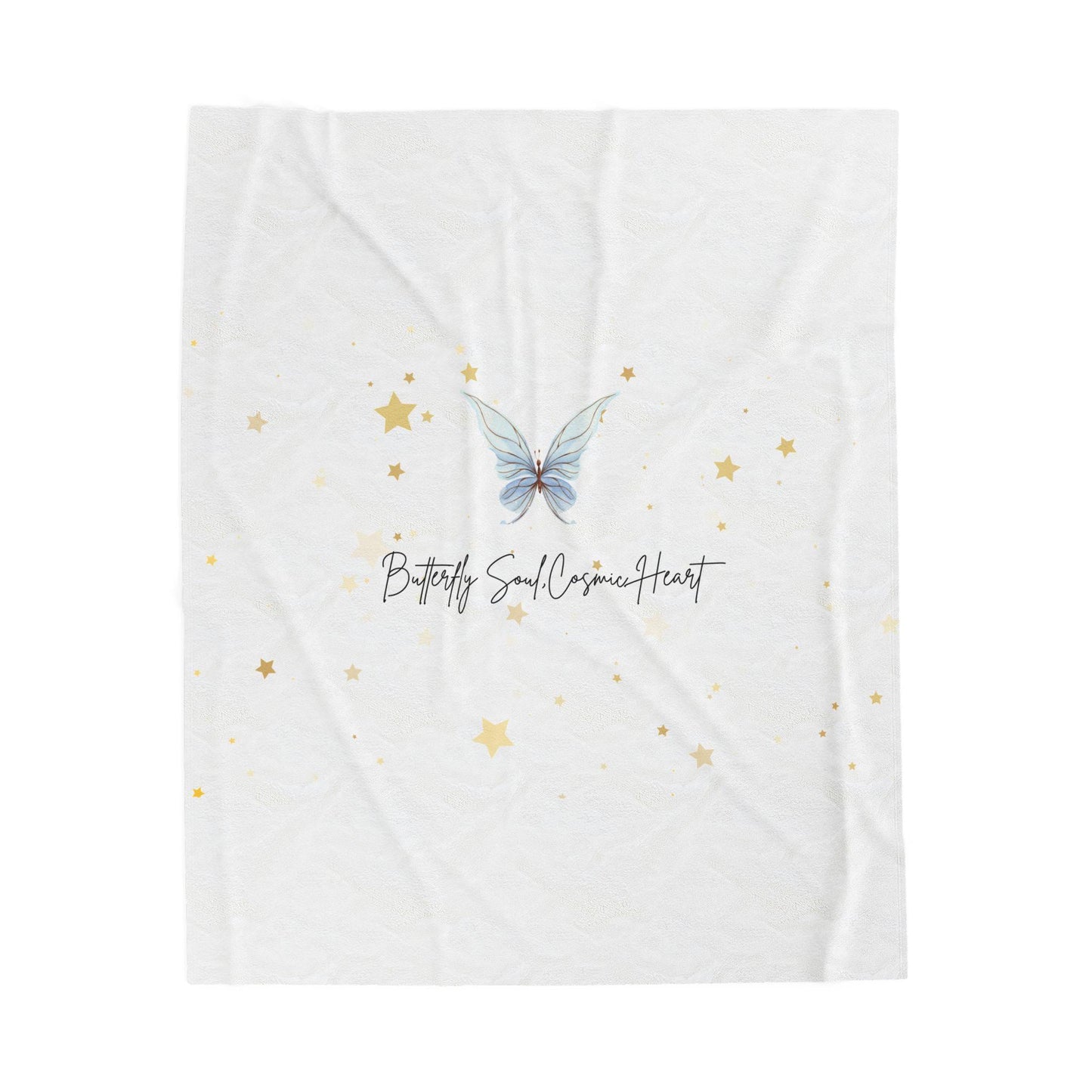 Butterfly Soul Velvet Plush Blanket, Cozy Throw, Gift for Her, Home Decor, Warm Comfort for All Seasons, Butterfly Design