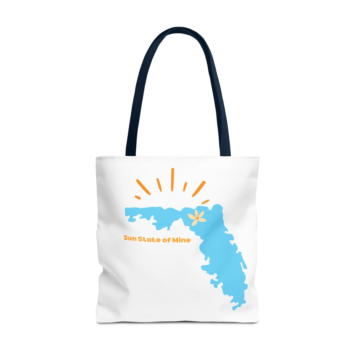 Sun State of Mine Florida Tote Bag – Coastal Sunshine Shoulder Tote | Stardust Cove