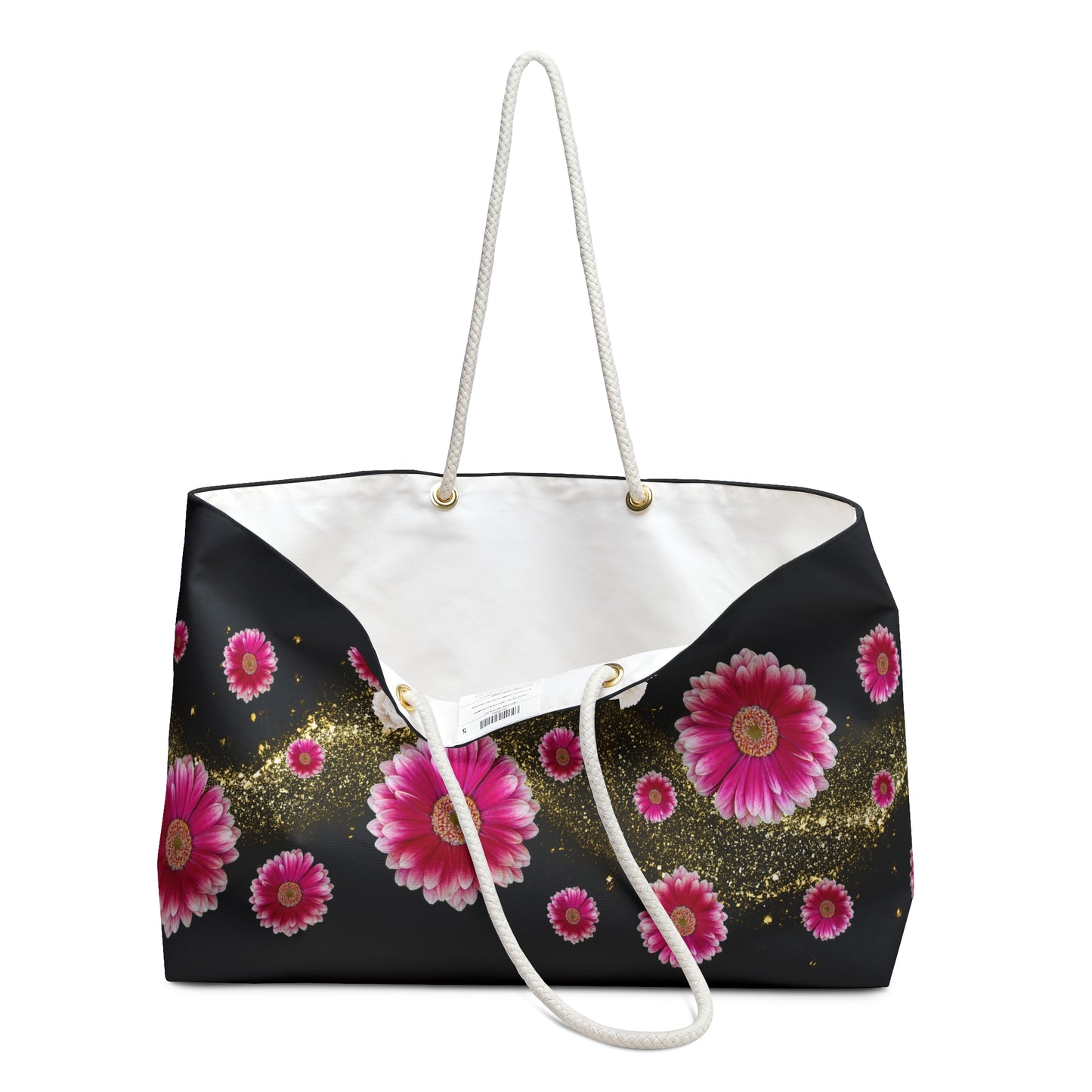Floral Weekender Bag: Chic Travel Tote, Beach Bag, Gym Bag, Floral Gift, Weekend Getaway Essentials