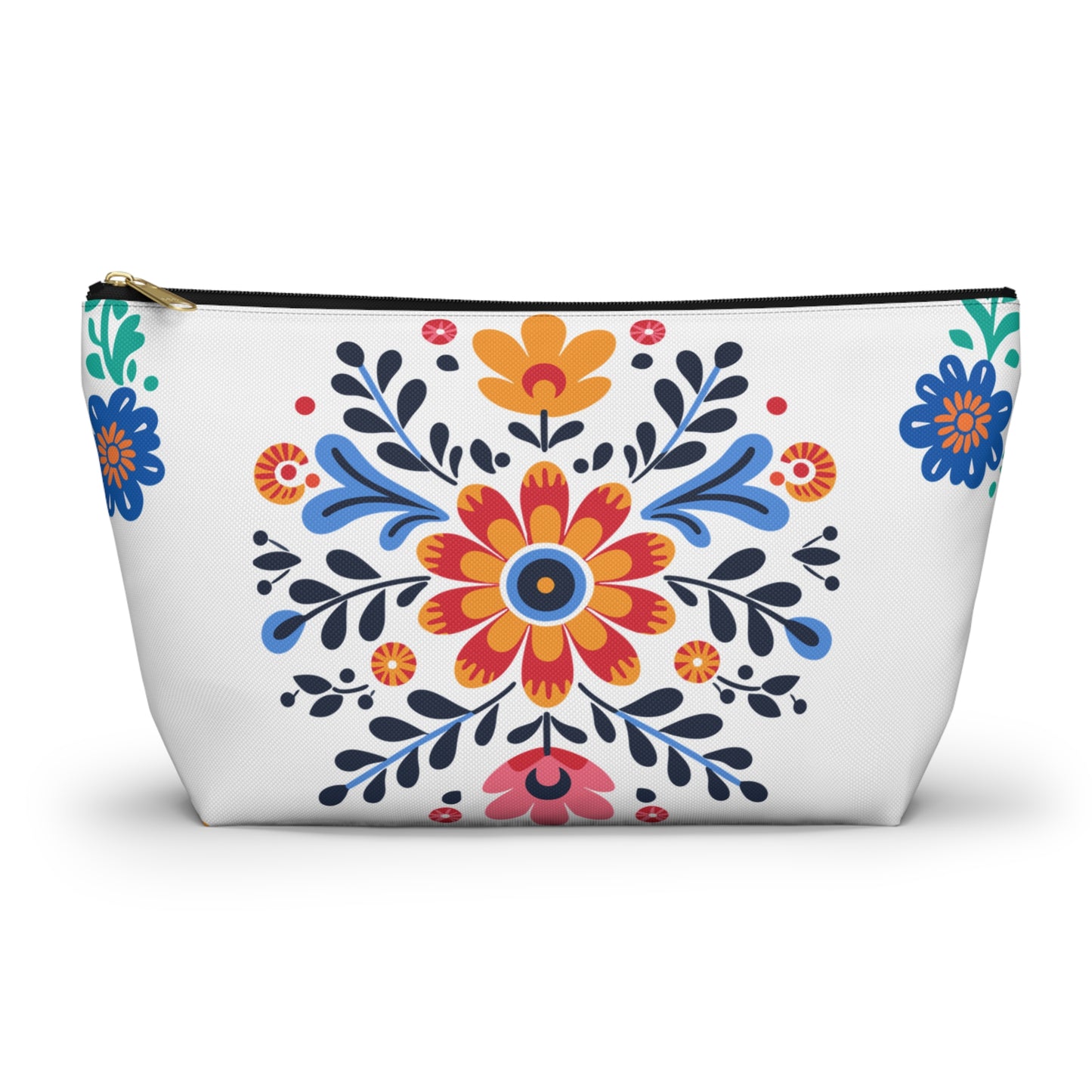 Floral Radiance Accessory Pouch – Celestial Bloom Edition