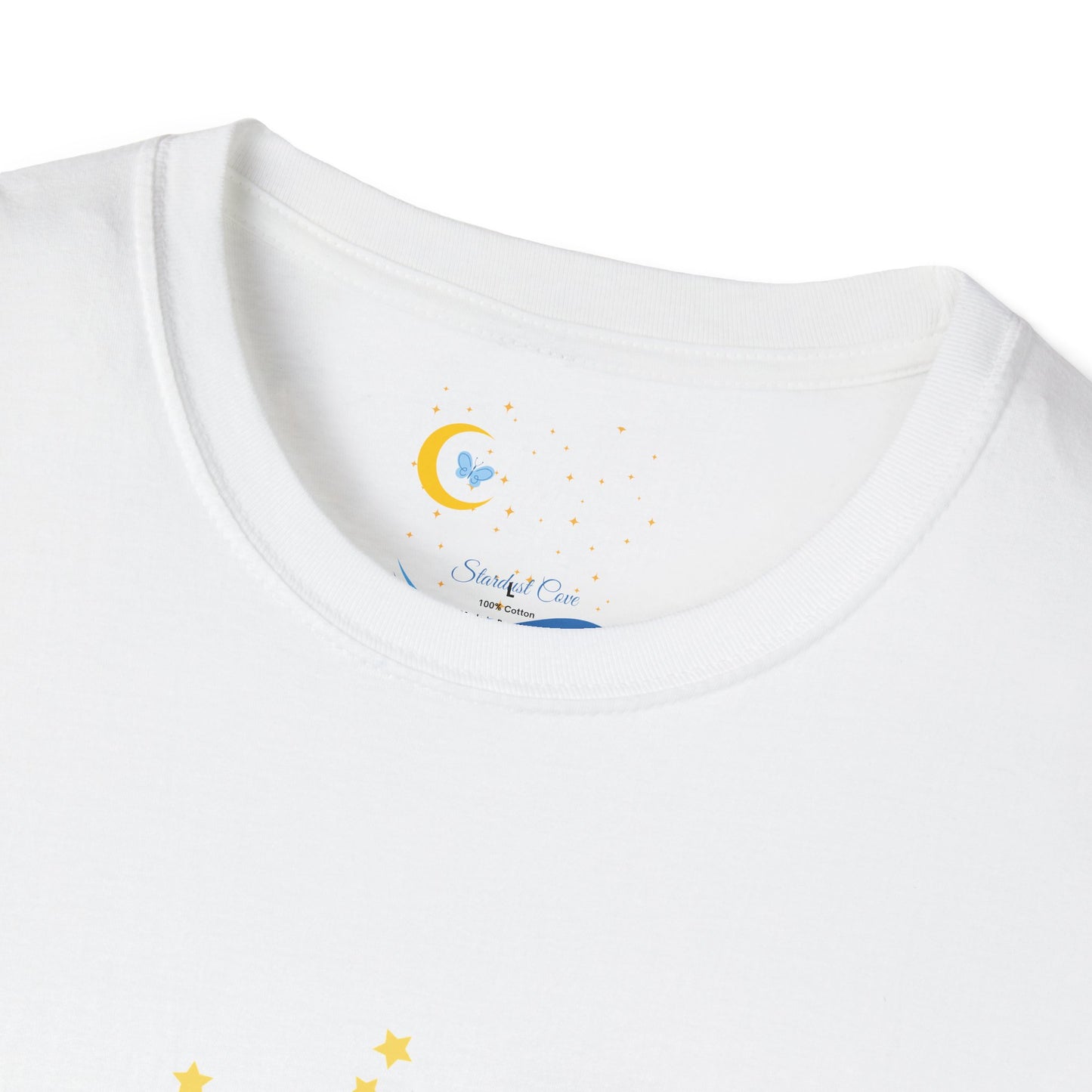 Guided by the Stars T-Shirt – Celestial Unisex Tee with Sun & Stars Design