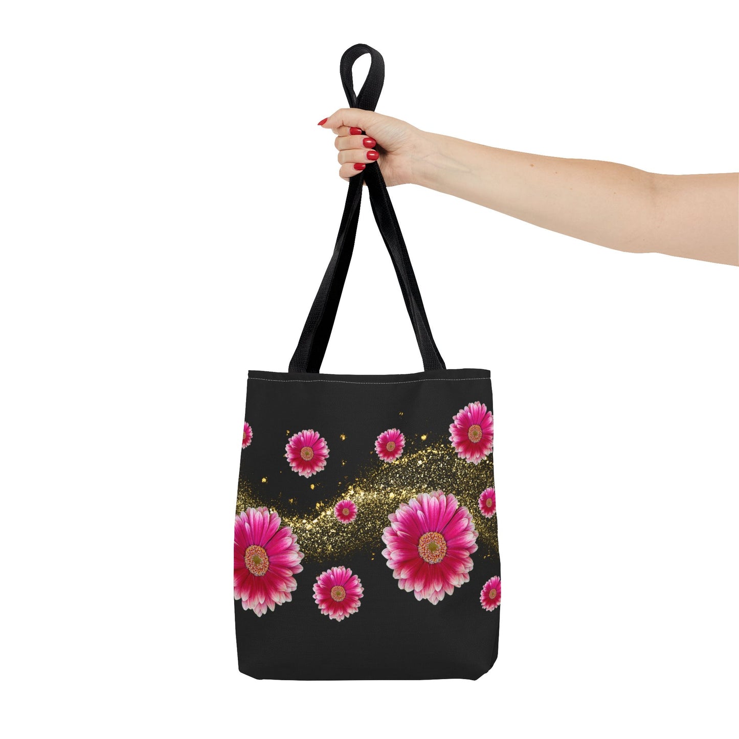 Floral Tote Bag, Stylish Floral Shopping Bag, Boho Bag, Petal Pattern Handbag, Spring Gift Bag, Unique Floral Design