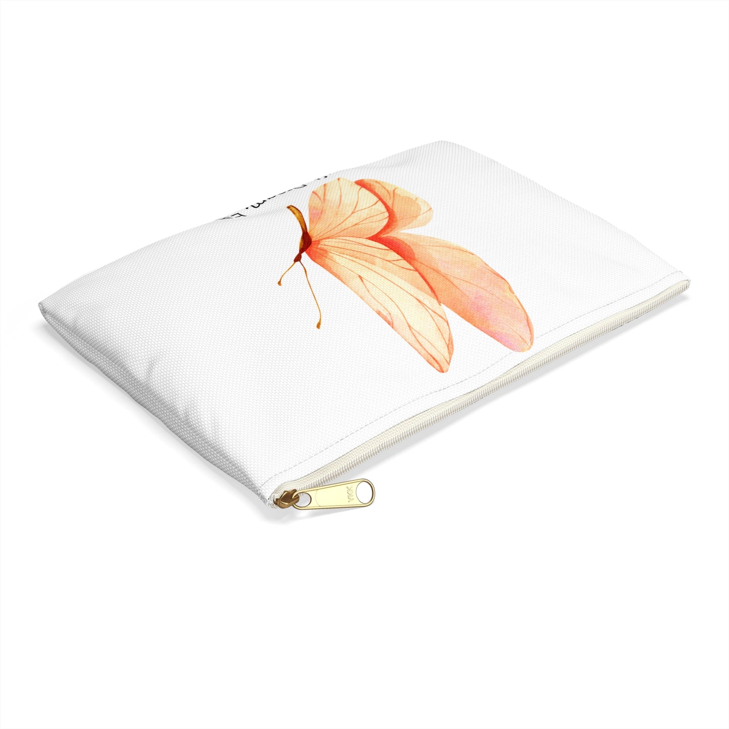 Drift. Dream. Escape. Butterfly Pouch – Inspirational Accessory Bag | Makeup, Journal, Travel Case | Stardust Cove