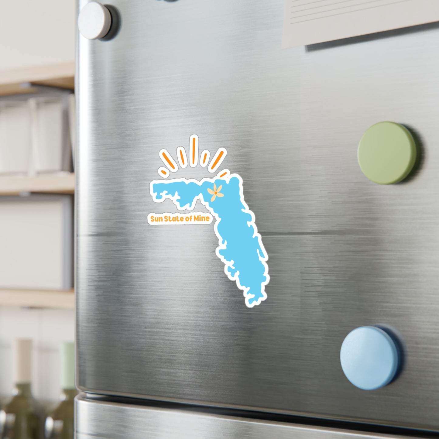 Sun State of Mine Florida Sticker – Kiss-Cut Vinyl Decal | Stardust Cove