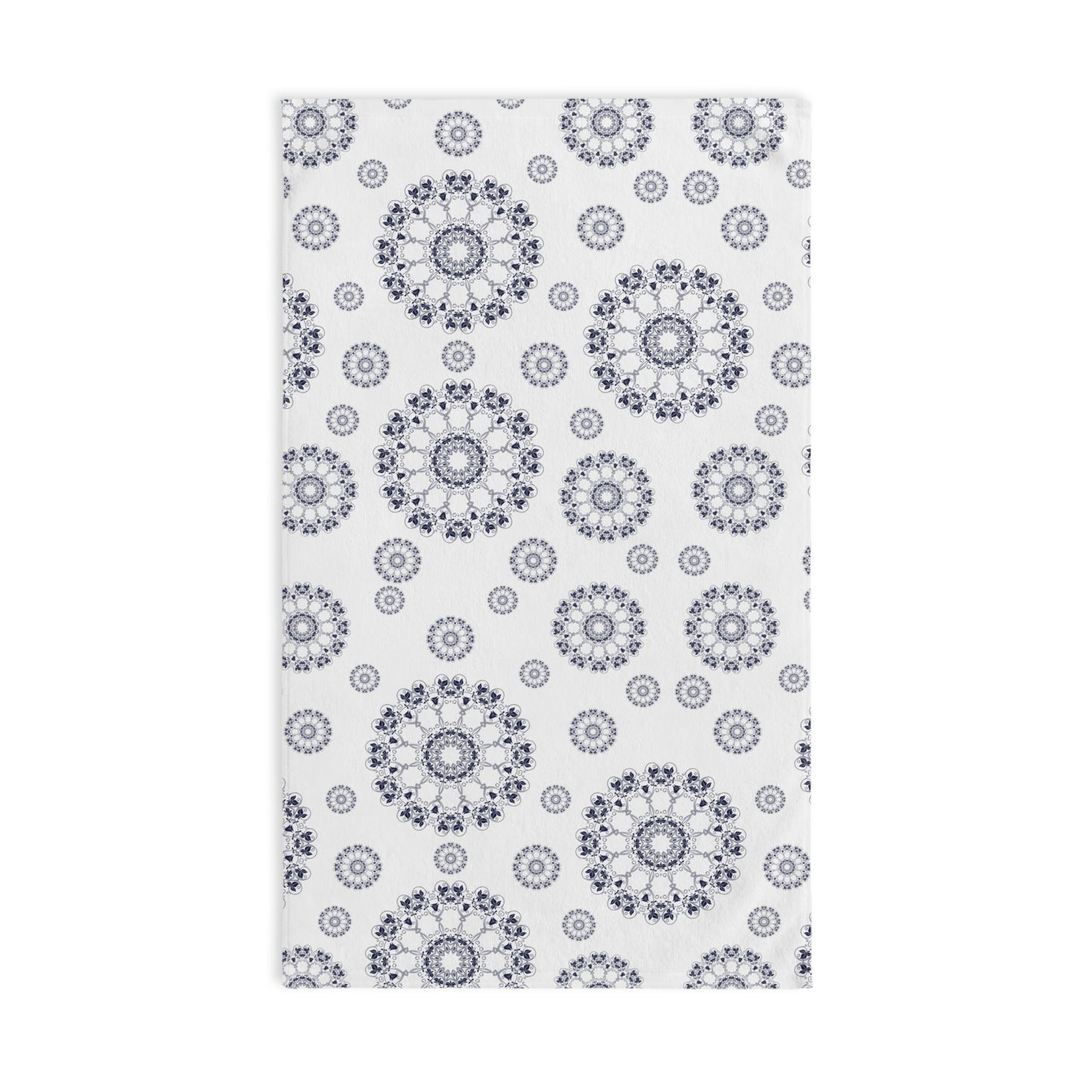 Elegant Mandala Pattern Hand Towel | Boho Home Decor, Kitchen Essential, Bathroom Linen, Gift for Hostess, Wedding Shower