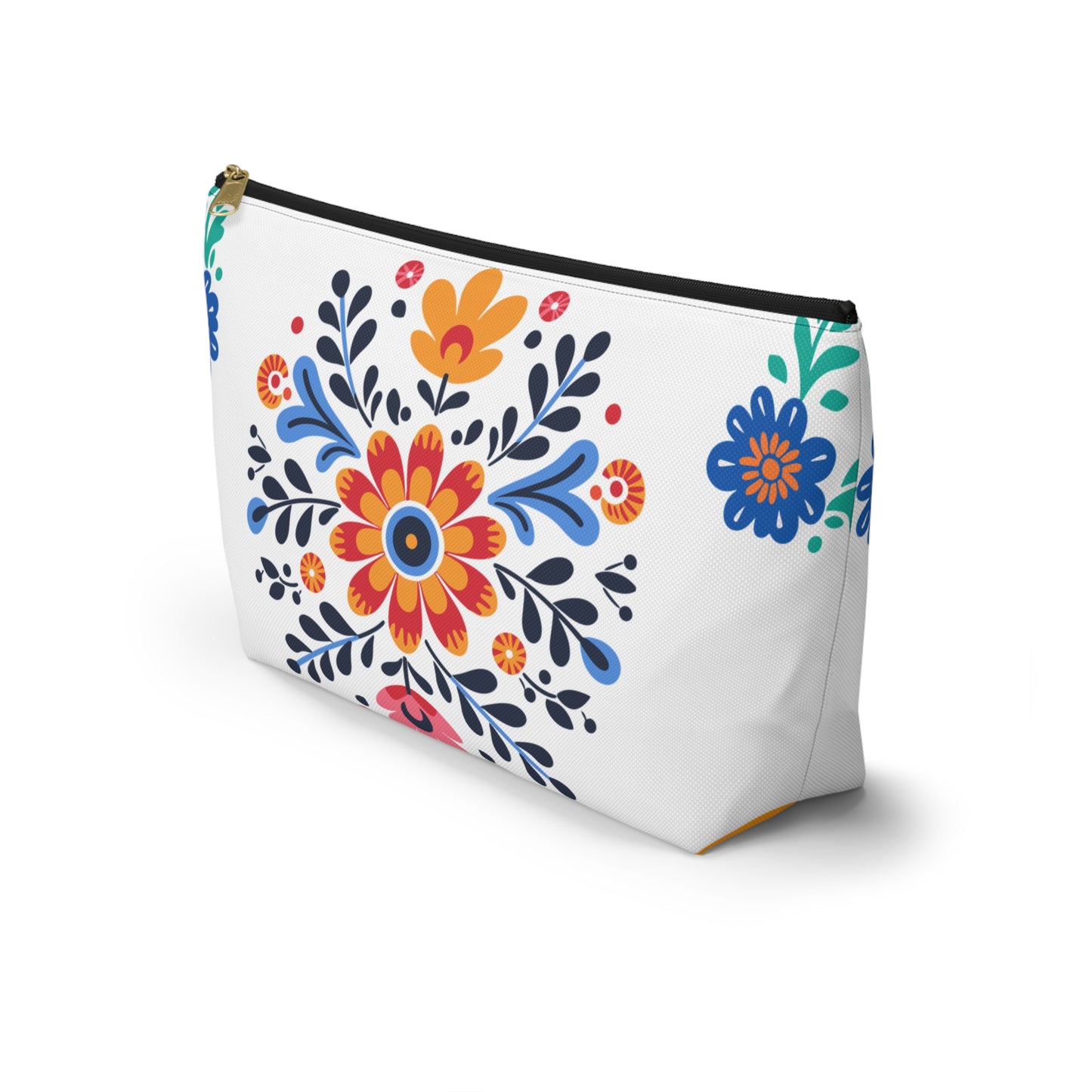 Floral Radiance Accessory Pouch – Celestial Bloom Edition
