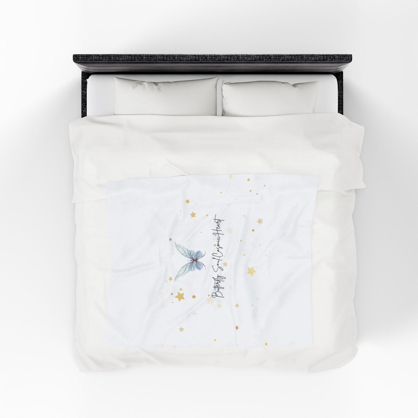 Butterfly Soul Velvet Plush Blanket, Cozy Throw, Gift for Her, Home Decor, Warm Comfort for All Seasons, Butterfly Design