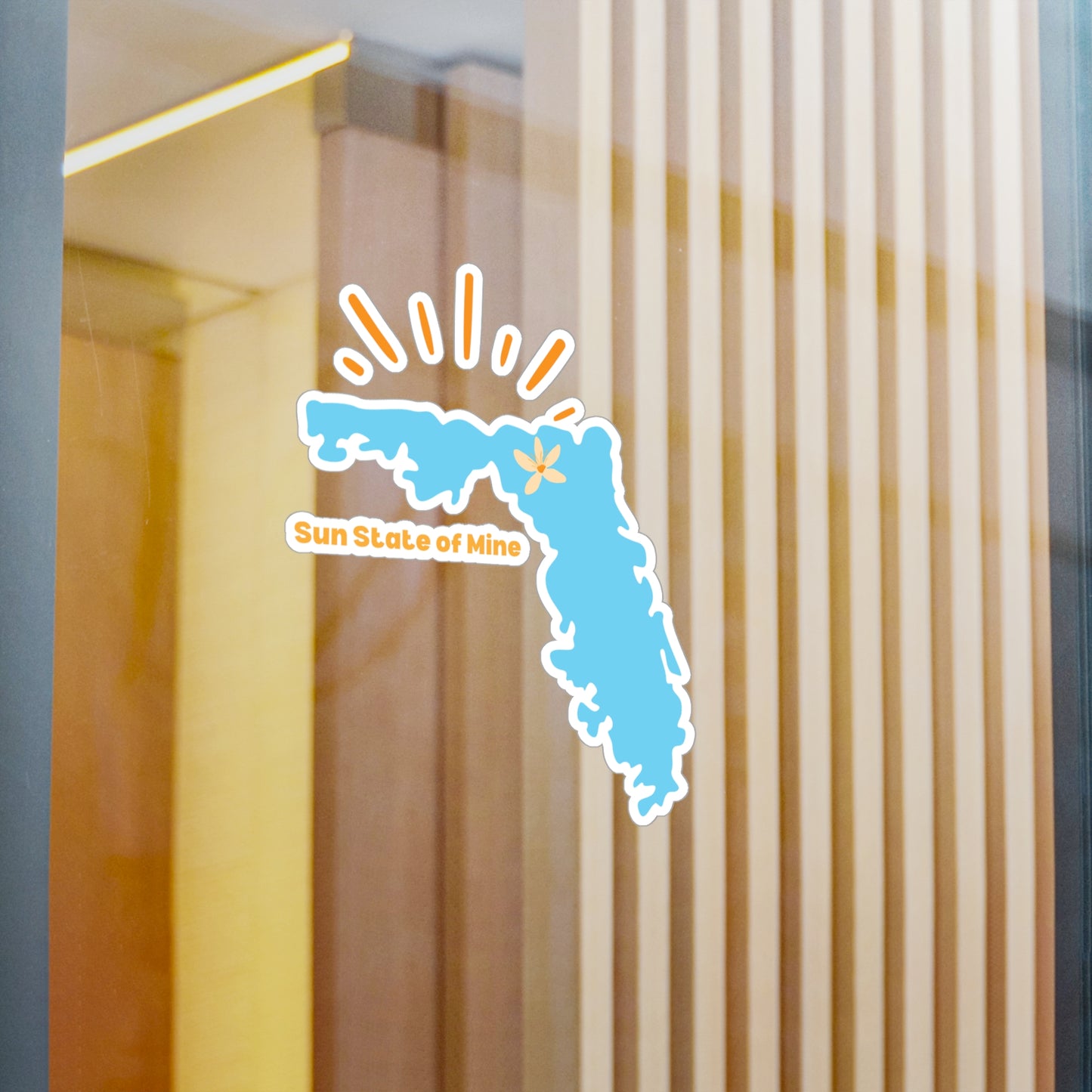 Sun State of Mine Florida Sticker – Kiss-Cut Vinyl Decal | Stardust Cove
