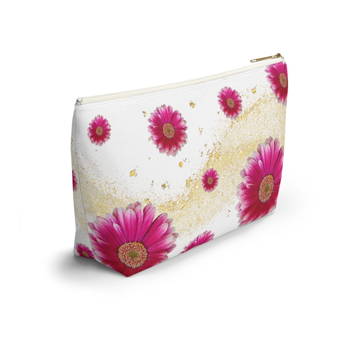 Floral Accessory Pouch, Makeup Organizer, Gift for Her, Travel Bag, Cosmetic Case, Flower Print