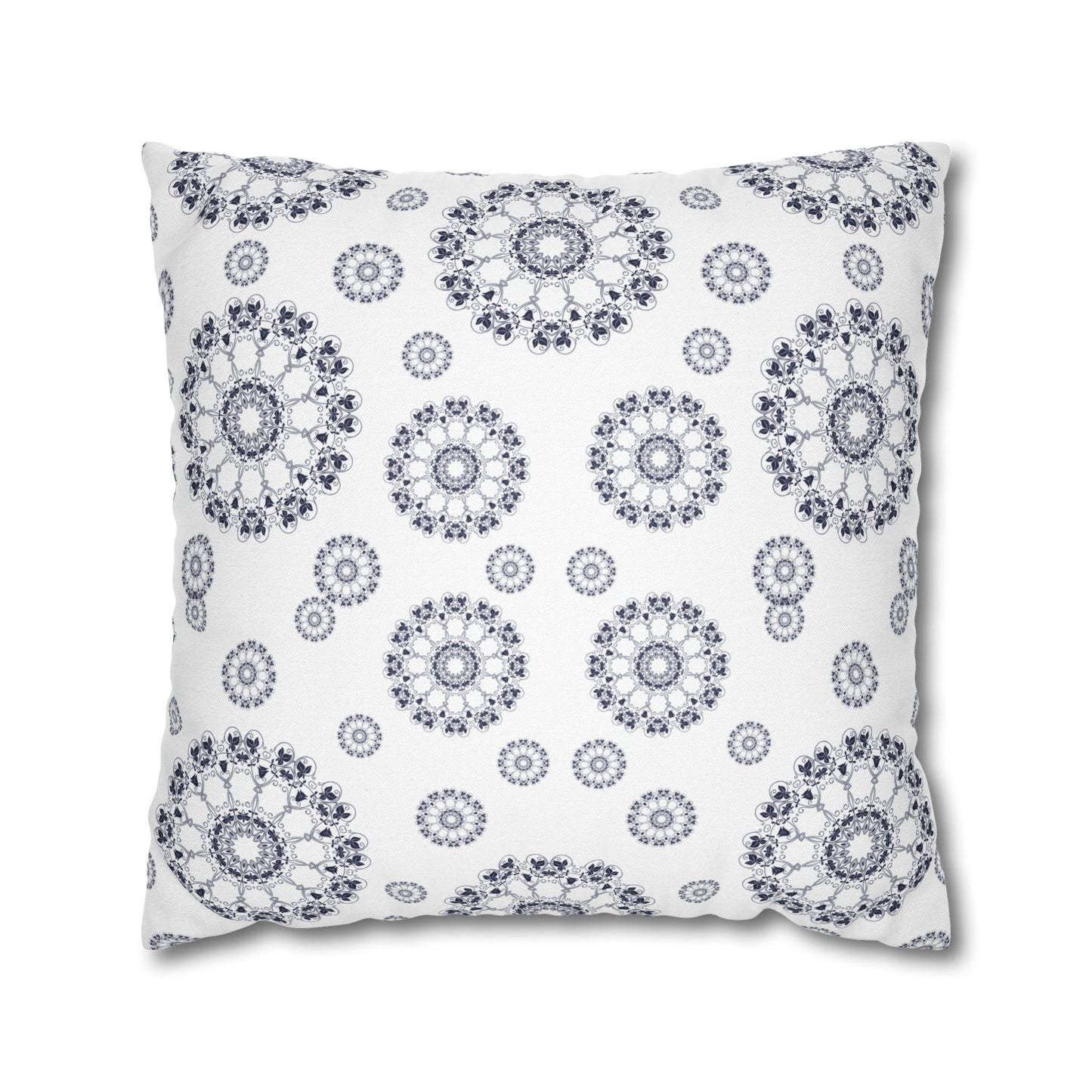 Boho Decorative Pillowcase | Cozy Home Decor, Bohemian Gift, Cushion Cover, Mandala Design, Bedroom Accessory