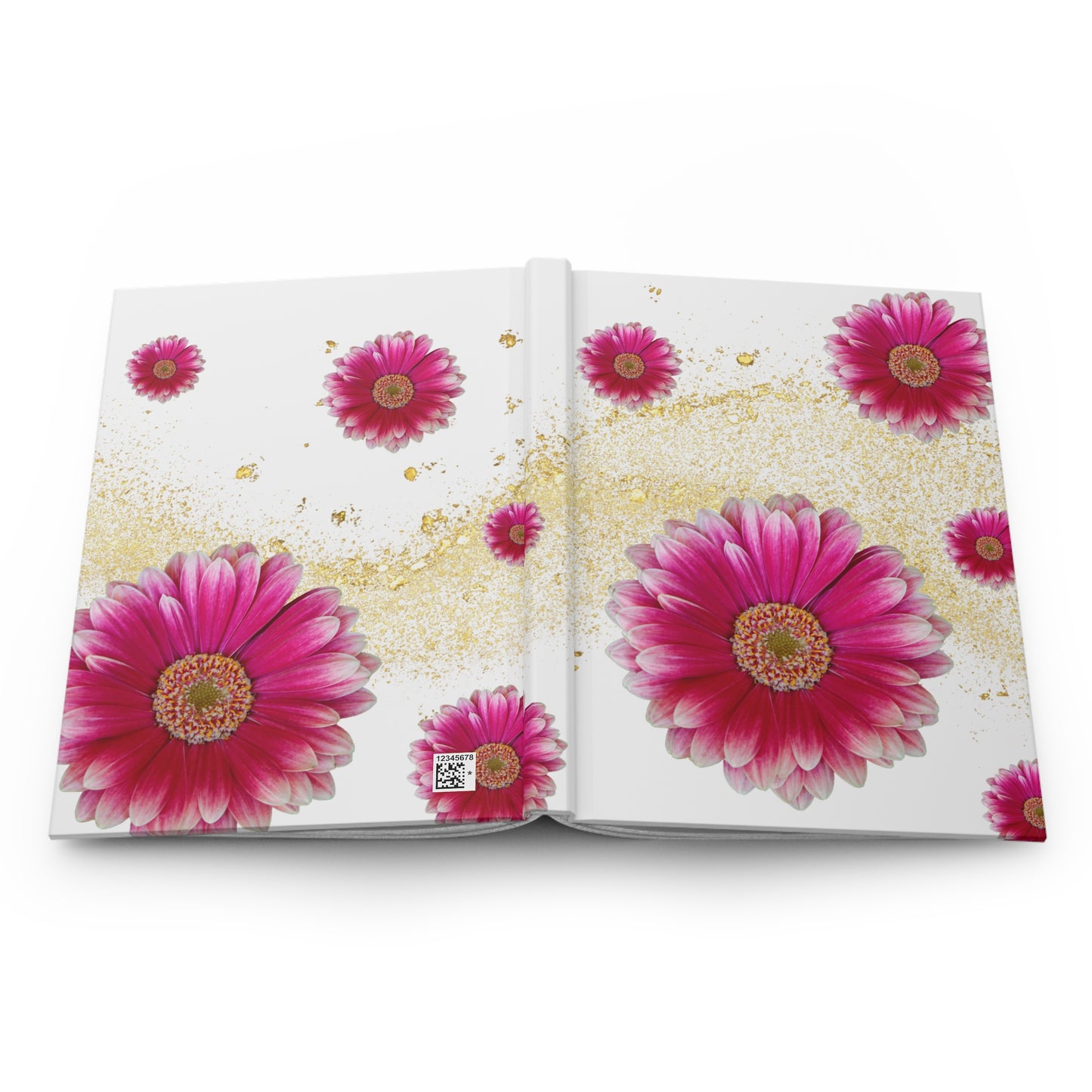 Floral Hardcover Journal, Flower Notebook, Personalized Diary, Cute Gift for Writers, Journaling Gift, Floral Design Journal