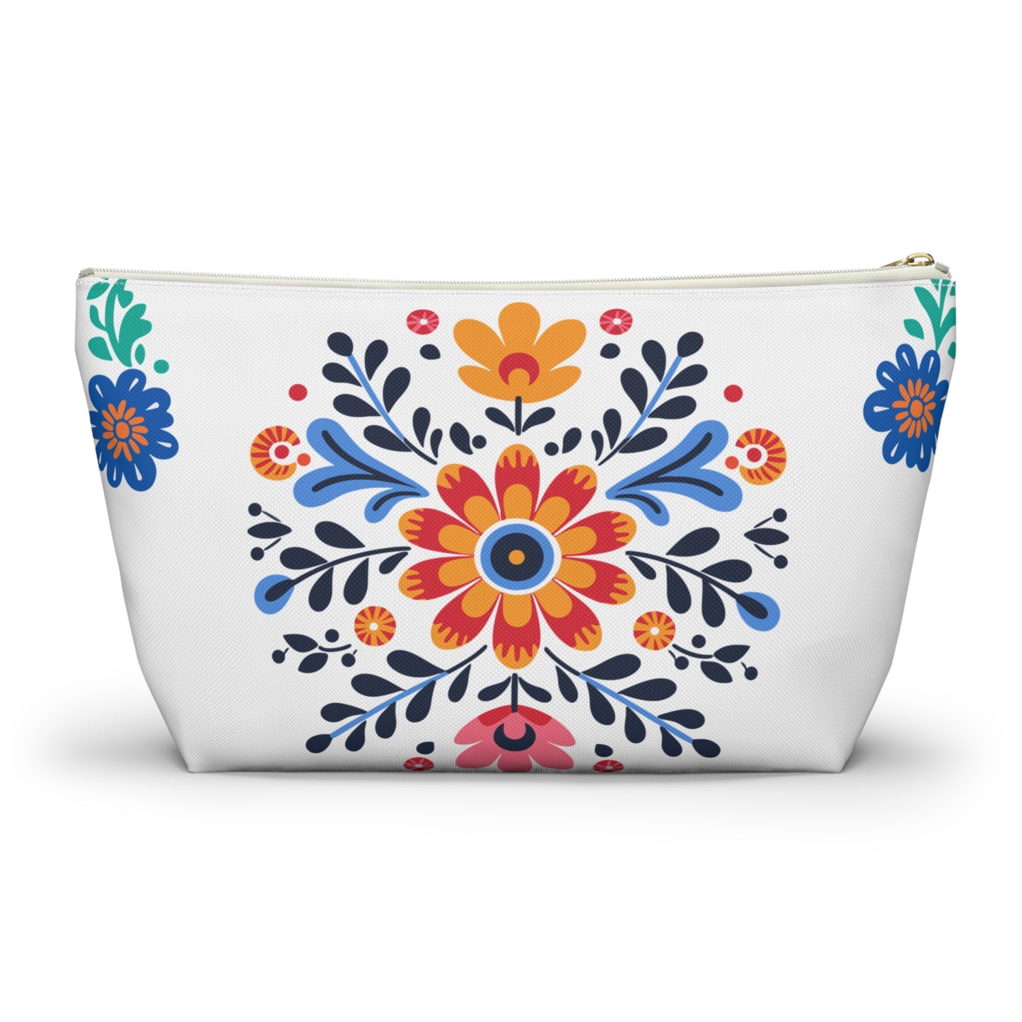 Floral Radiance Accessory Pouch – Celestial Bloom Edition