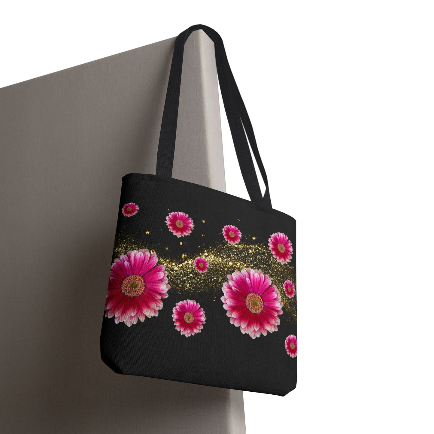 Floral Tote Bag, Stylish Floral Shopping Bag, Boho Bag, Petal Pattern Handbag, Spring Gift Bag, Unique Floral Design