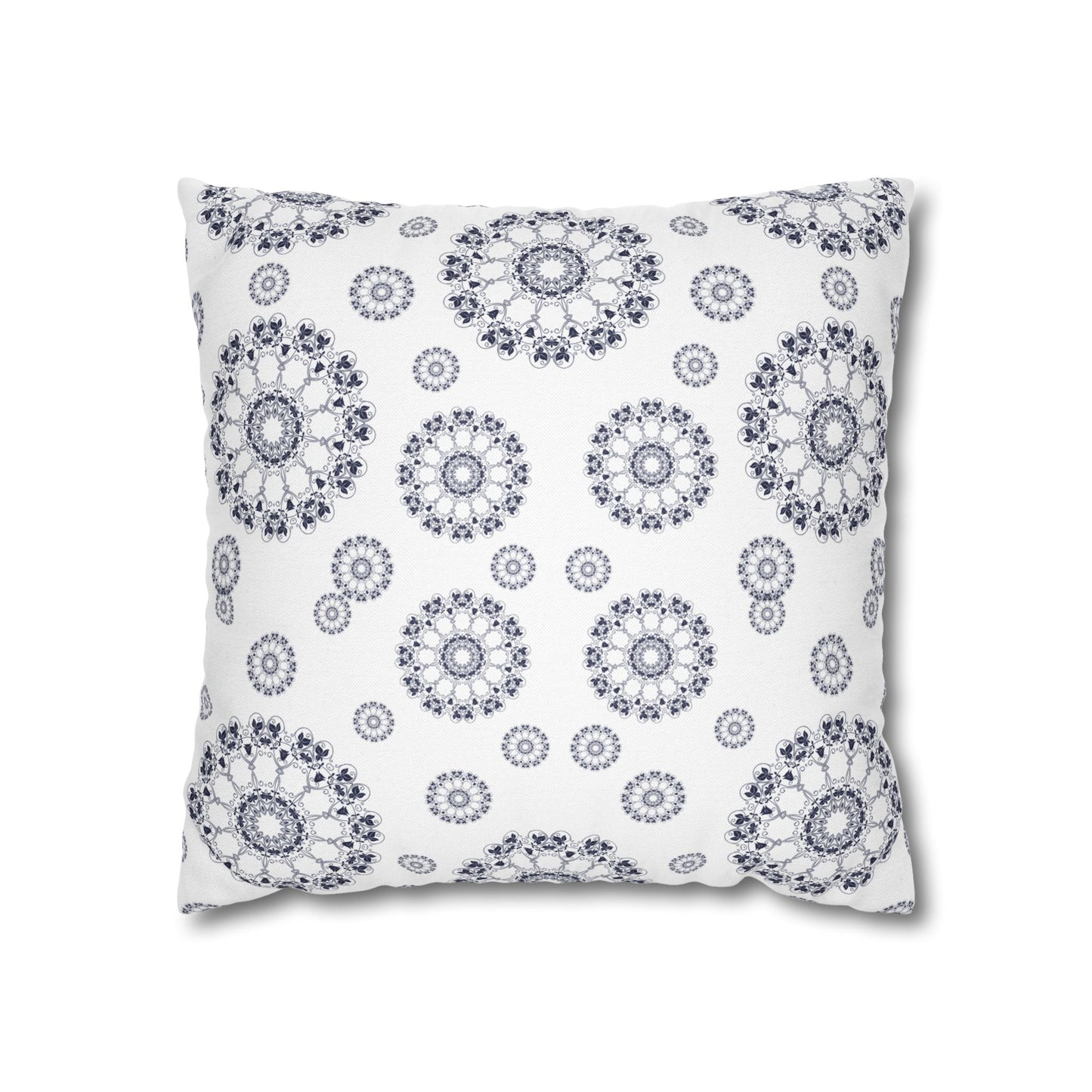 Boho Decorative Pillowcase | Cozy Home Decor, Bohemian Gift, Cushion Cover, Mandala Design, Bedroom Accessory
