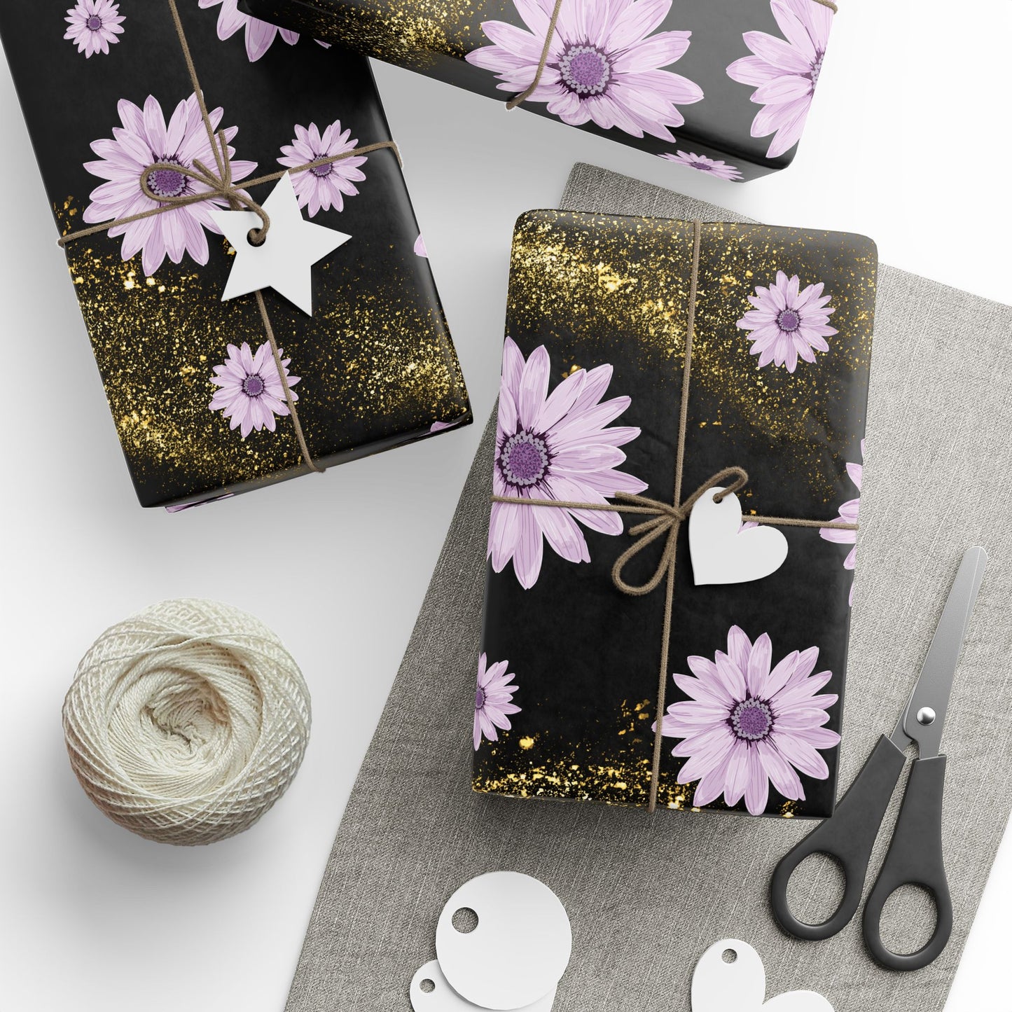 Chic Floral Wrapping Paper, Gift Wrap for Any Occasion, Elegant Party Supplies, Personalized Gifts, Birthday, Wedding Decoration