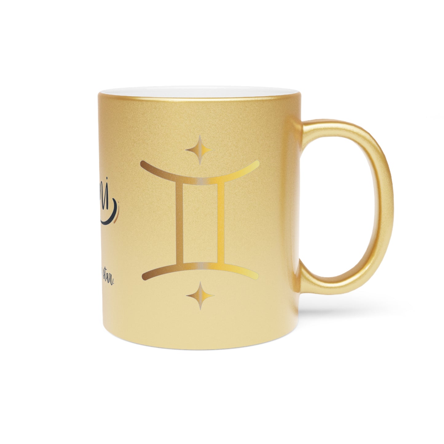 Gemini Zodiac Mug – Two Sides One Star – Astrology Gift for Gemini Women & Men – Celestial Gemini Coffee Cup