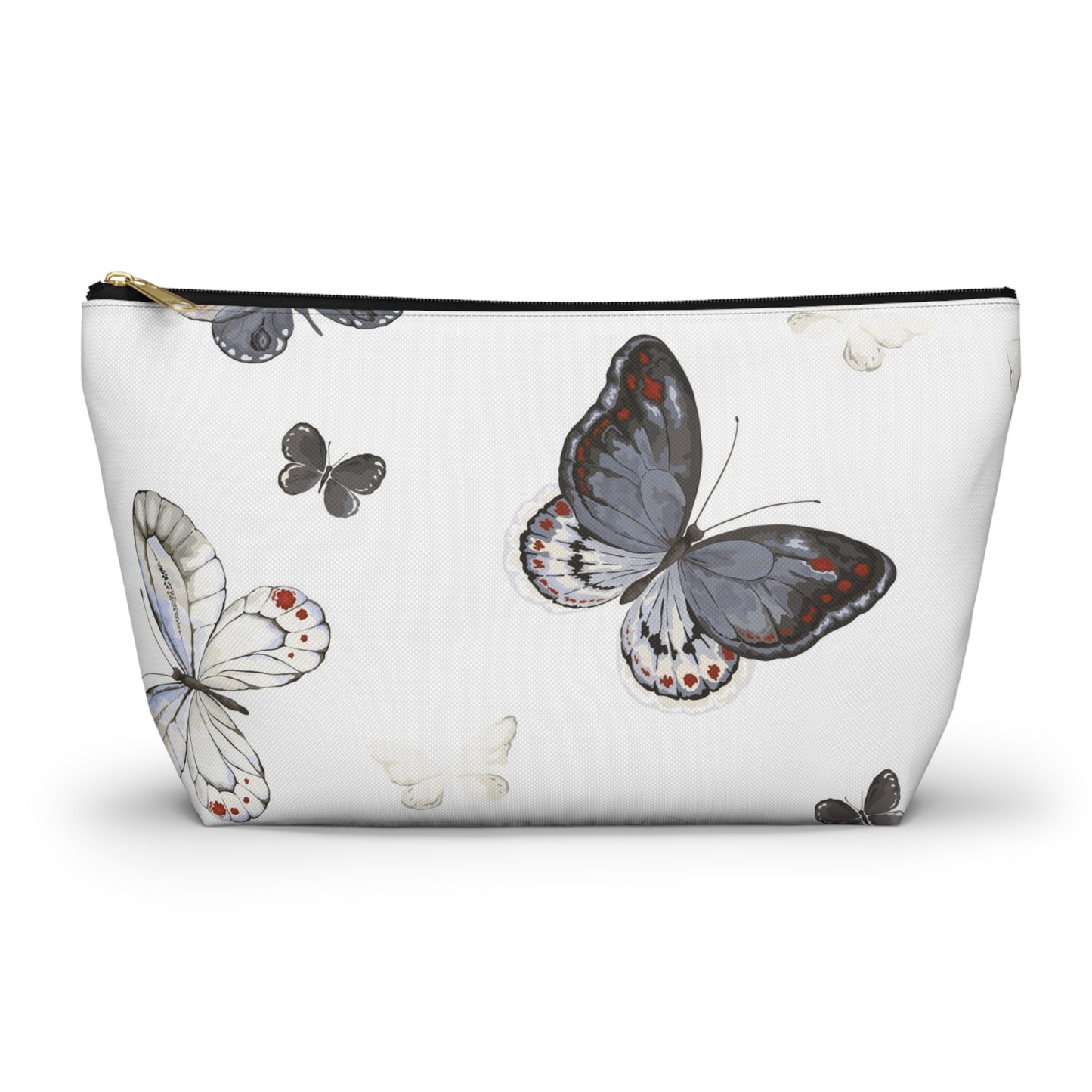 Butterfly Print Accessory Pouch | Stylish Makeup Bag for Travel & Organization