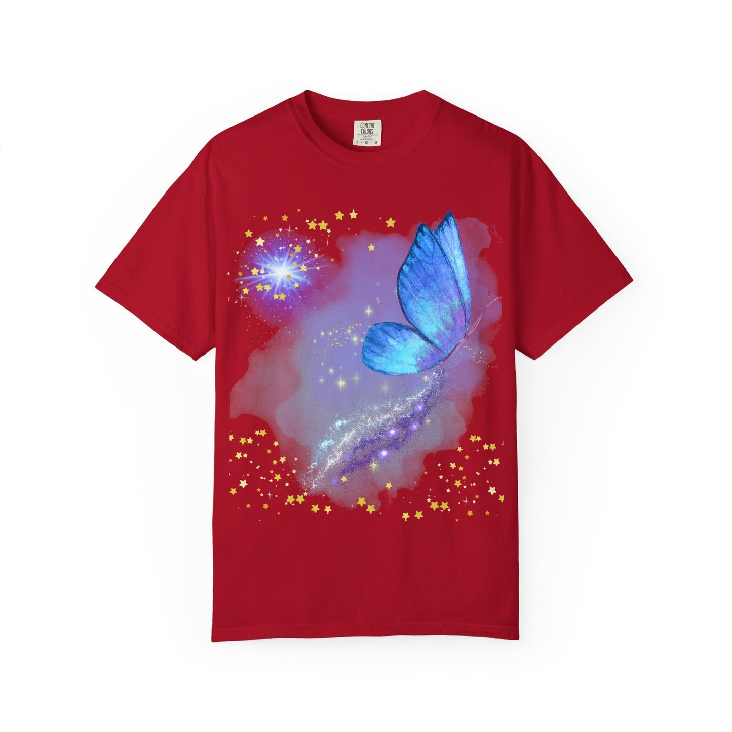 Celestial Butterfly Unisex T-Shirt - Dreamy Graphic Tee for Nature Lovers