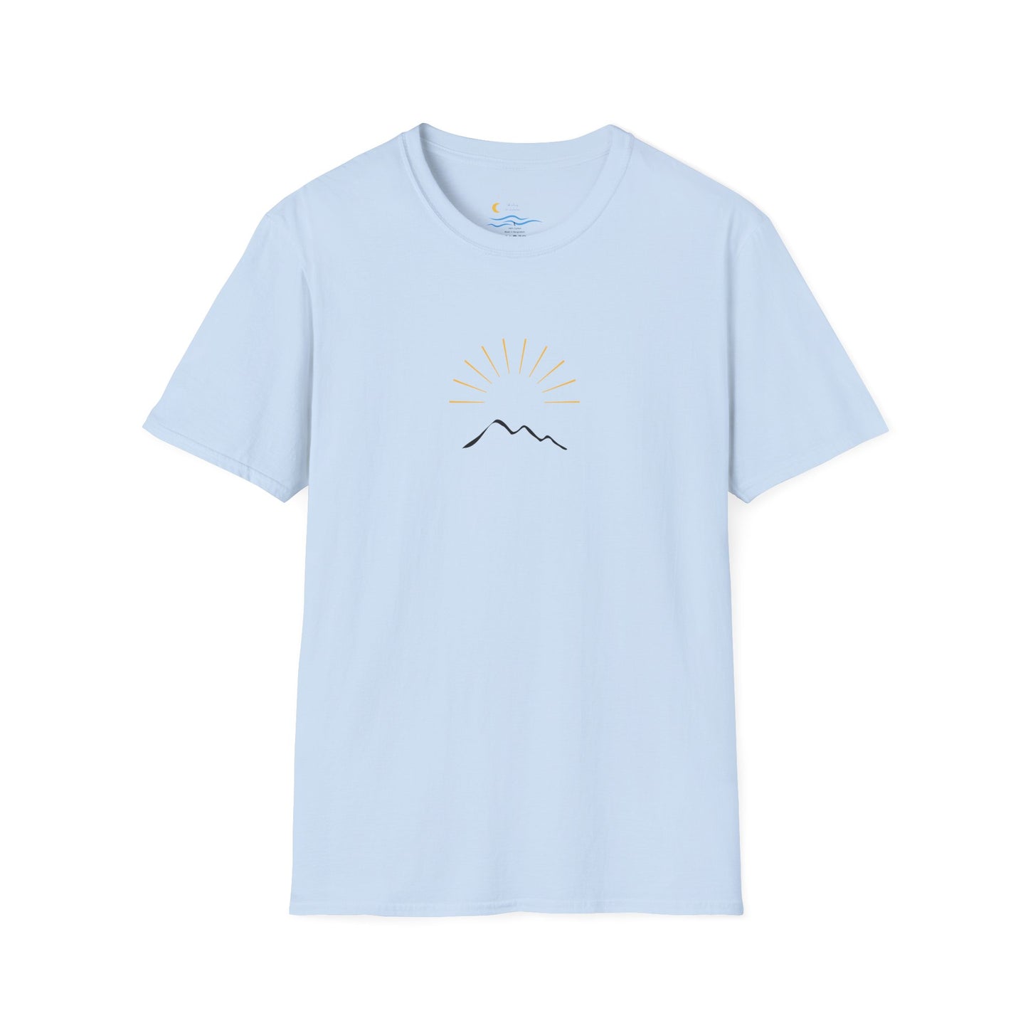 Sunrise Mountain Unisex Softstyle T-Shirt - Perfect for Nature Lovers