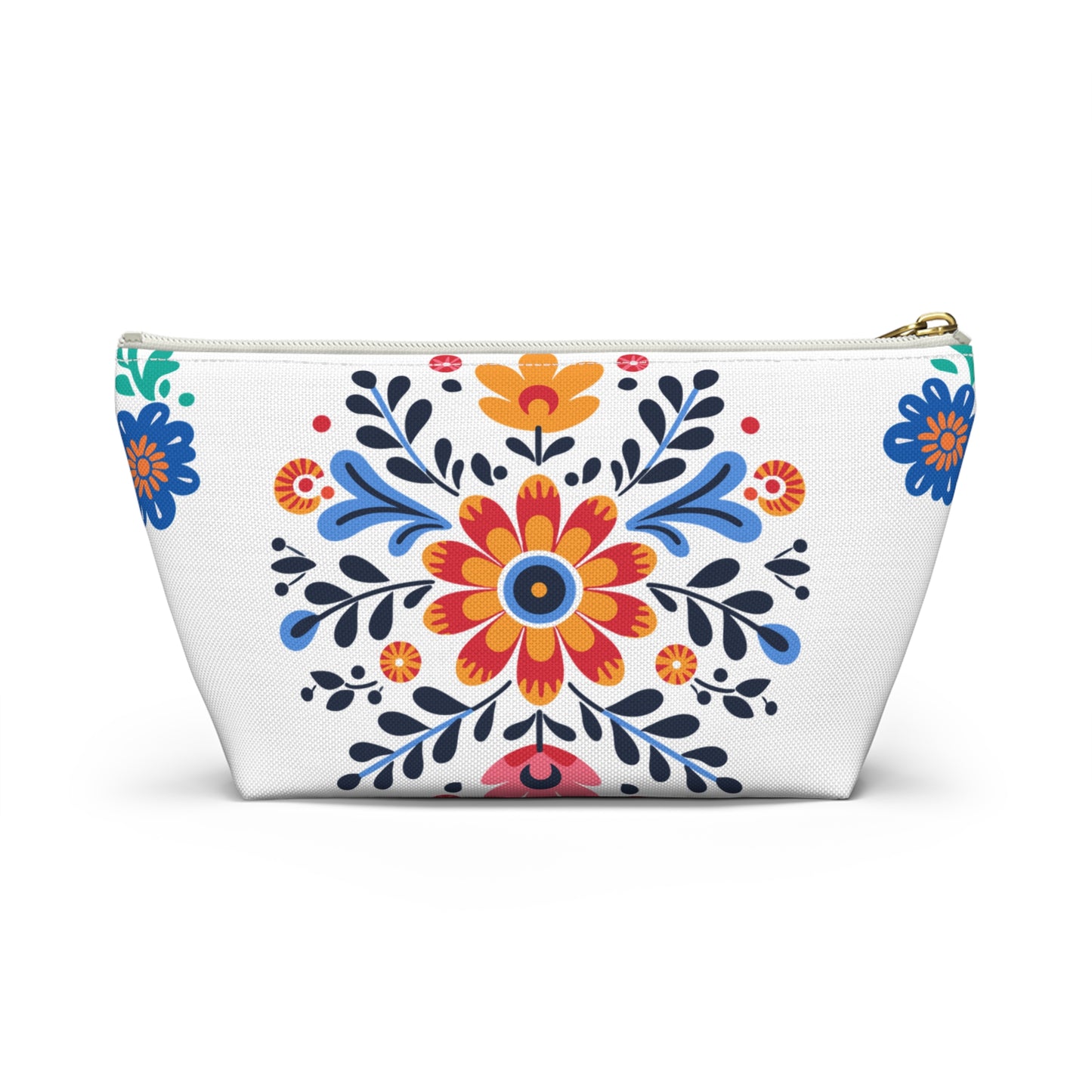 Floral Radiance Accessory Pouch – Celestial Bloom Edition