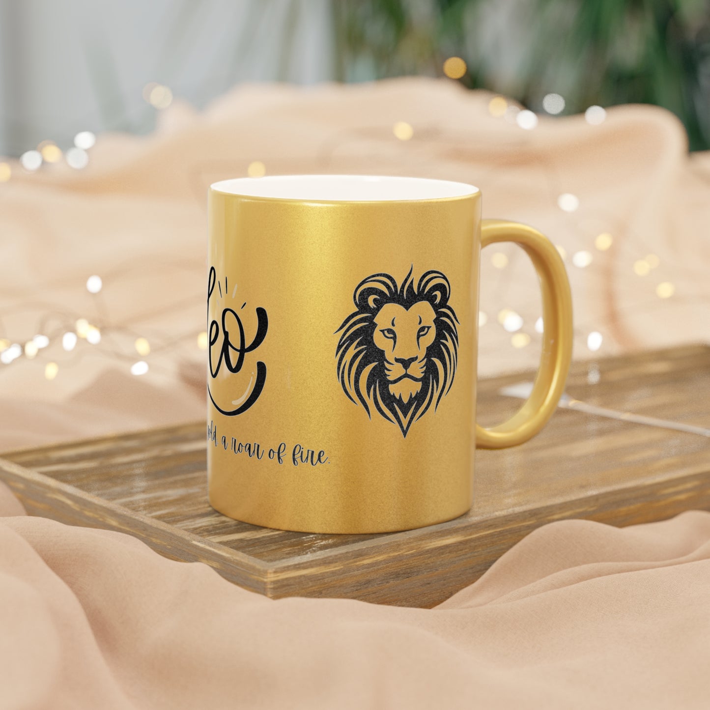Leo Zodiac Mug – Fierce Lion Design, Astrology Gift for Leos, Bold Horoscope Coffee Cup