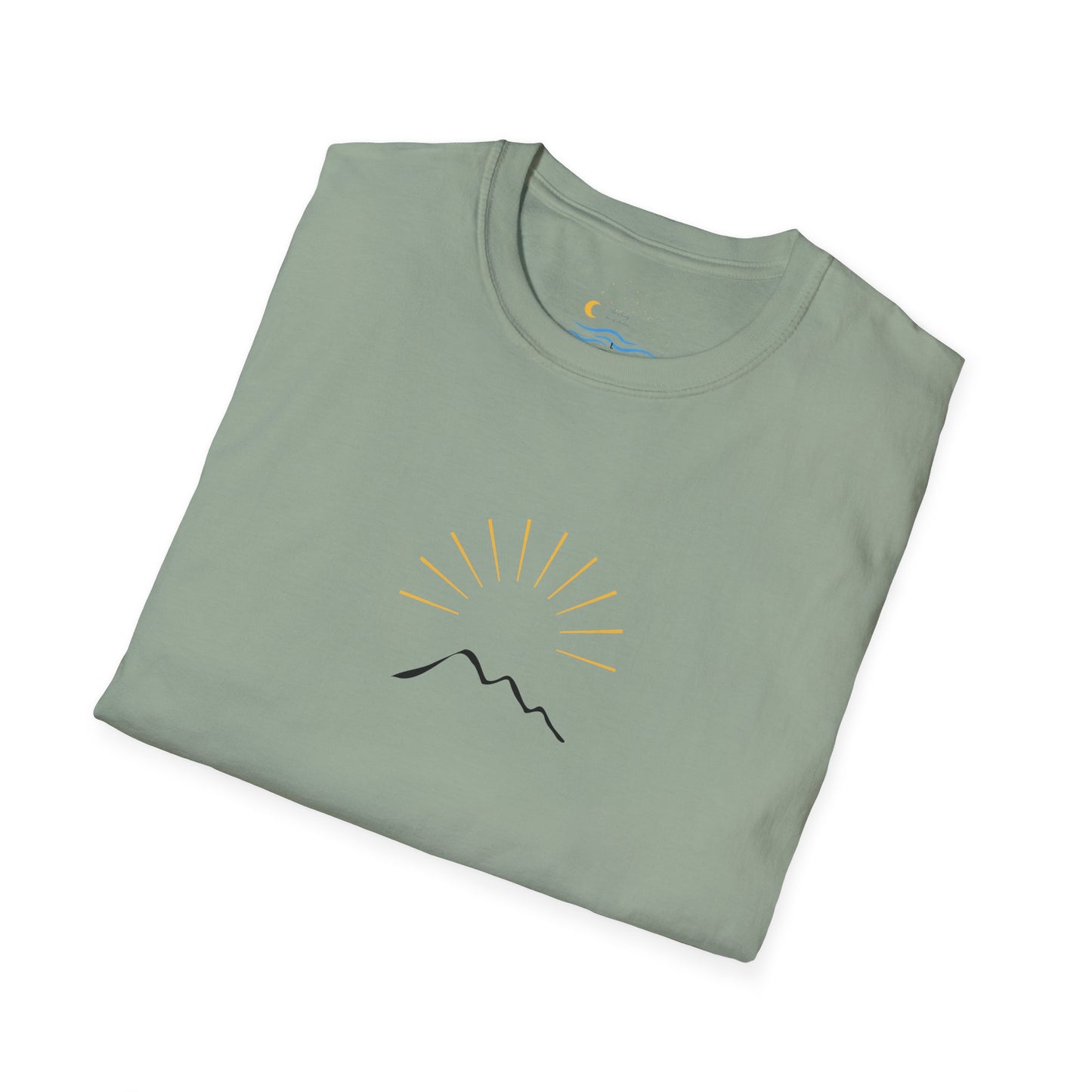 Sunrise Mountain Unisex Softstyle T-Shirt - Perfect for Nature Lovers