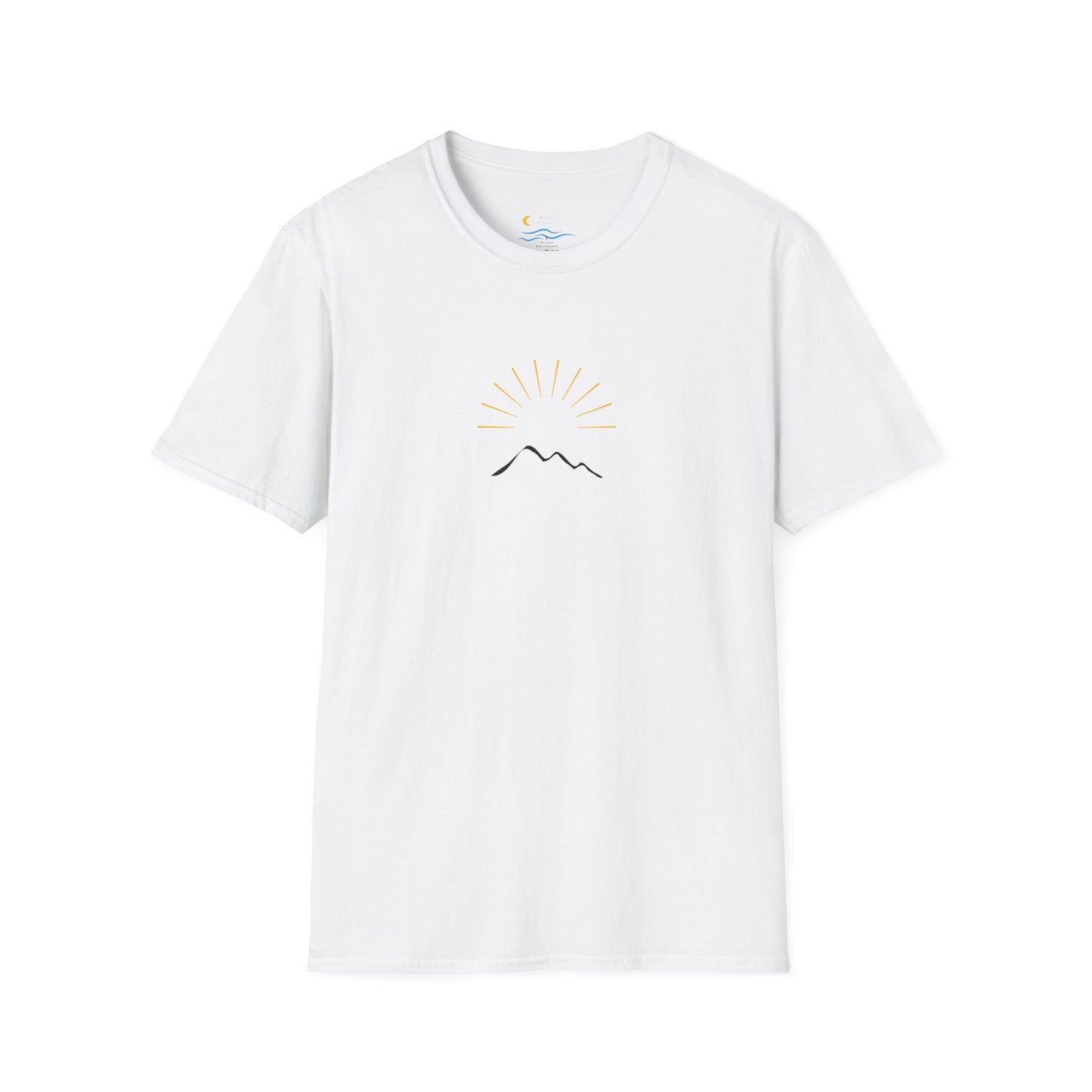 Sunrise Mountain Unisex Softstyle T-Shirt - Perfect for Nature Lovers