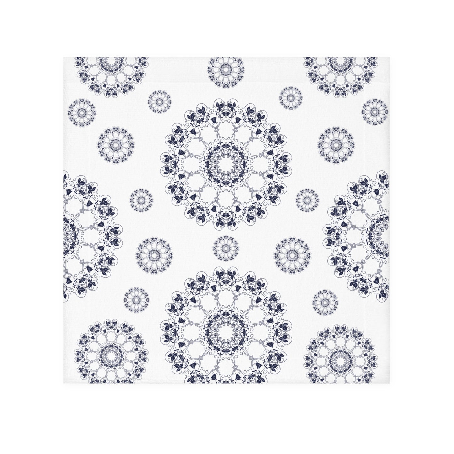 Elegant Floral Face Towel | Soft Cotton Towel for Spa, Home, Wedding Gift, Bathroom Decor | Versatile Decorative Hand Towel