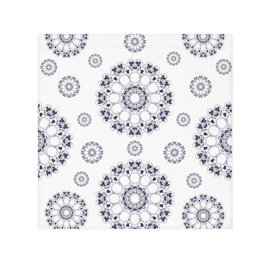 Elegant Floral Face Towel | Soft Cotton Towel for Spa, Home, Wedding Gift, Bathroom Decor | Versatile Decorative Hand Towel