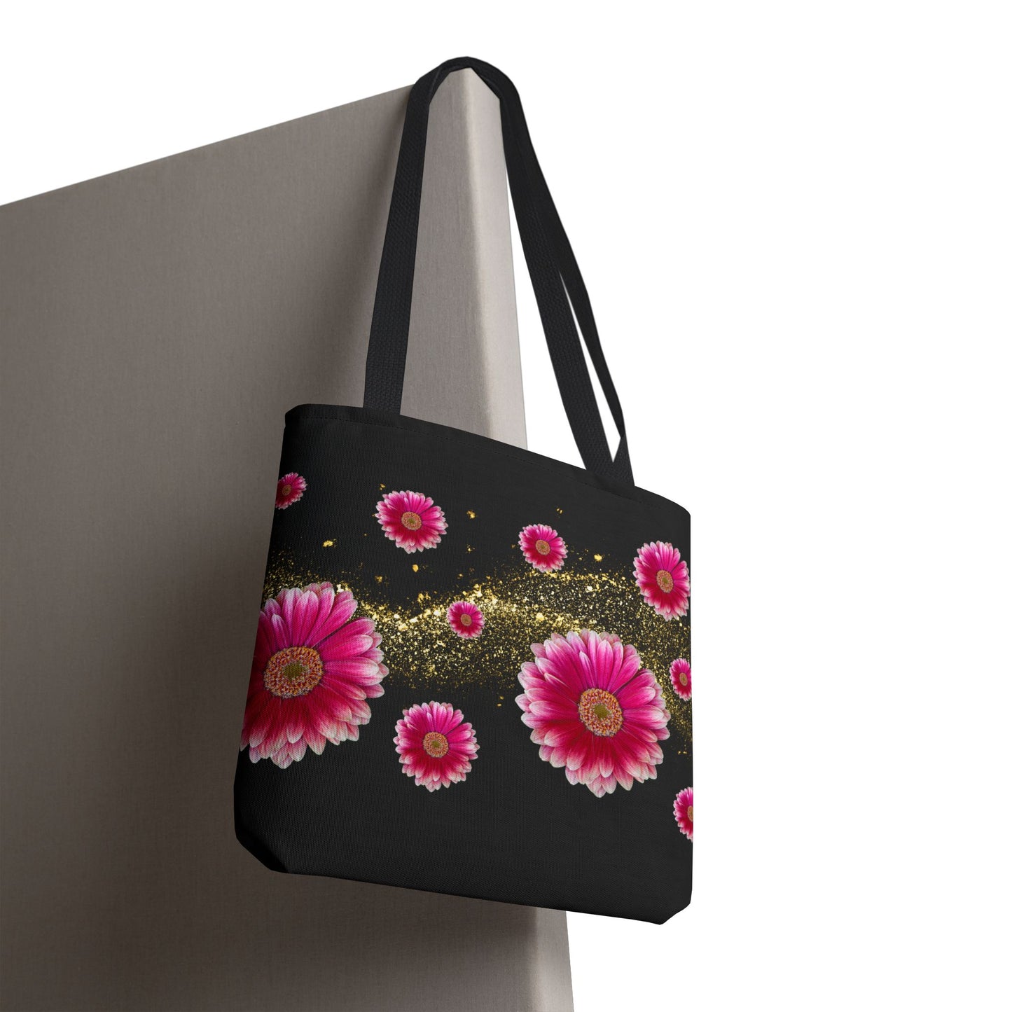 Floral Tote Bag, Stylish Floral Shopping Bag, Boho Bag, Petal Pattern Handbag, Spring Gift Bag, Unique Floral Design