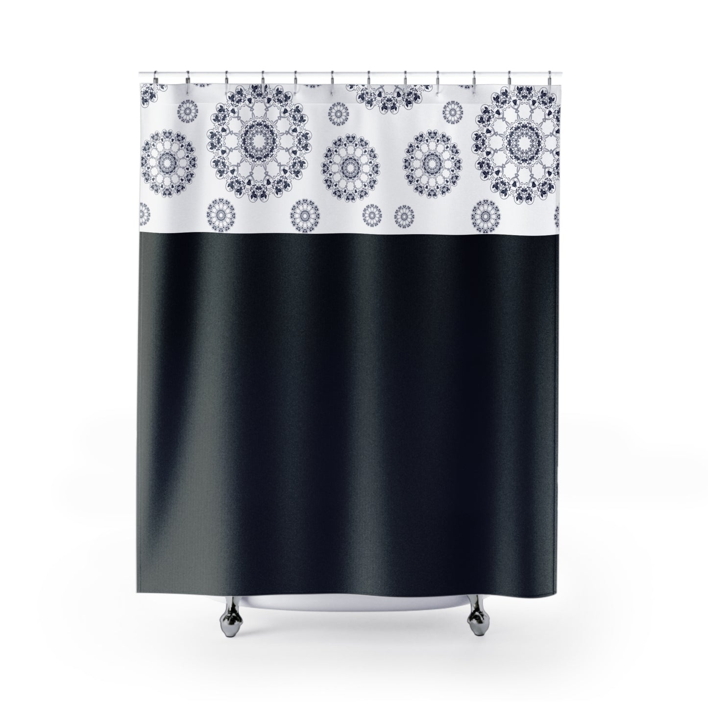 Elegant Mandala Shower Curtain | Boho Bathroom Decor | Modern Home Accessory | Gift for New Homeowners, Wedding, Housewarming