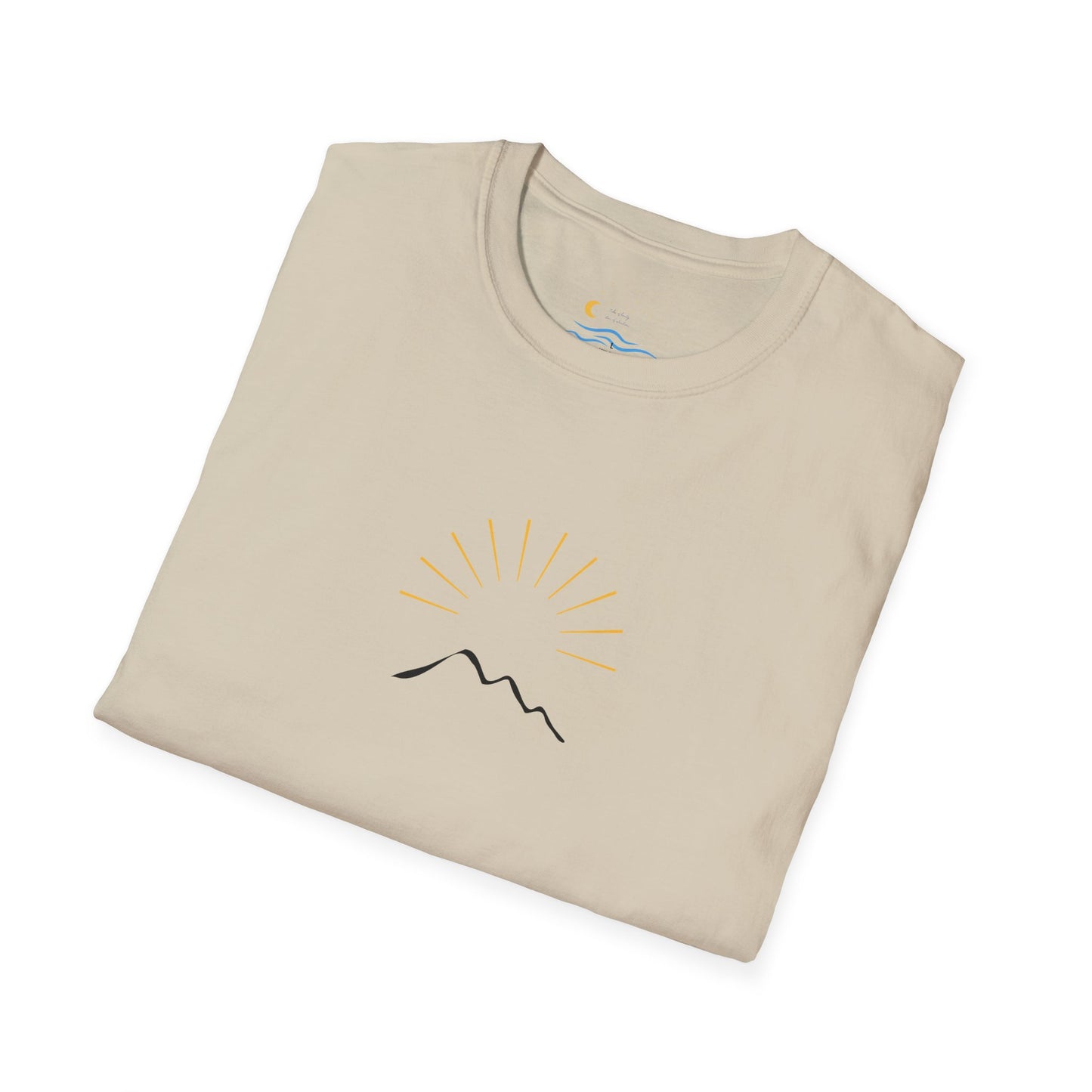 Sunrise Mountain Unisex Softstyle T-Shirt - Perfect for Nature Lovers