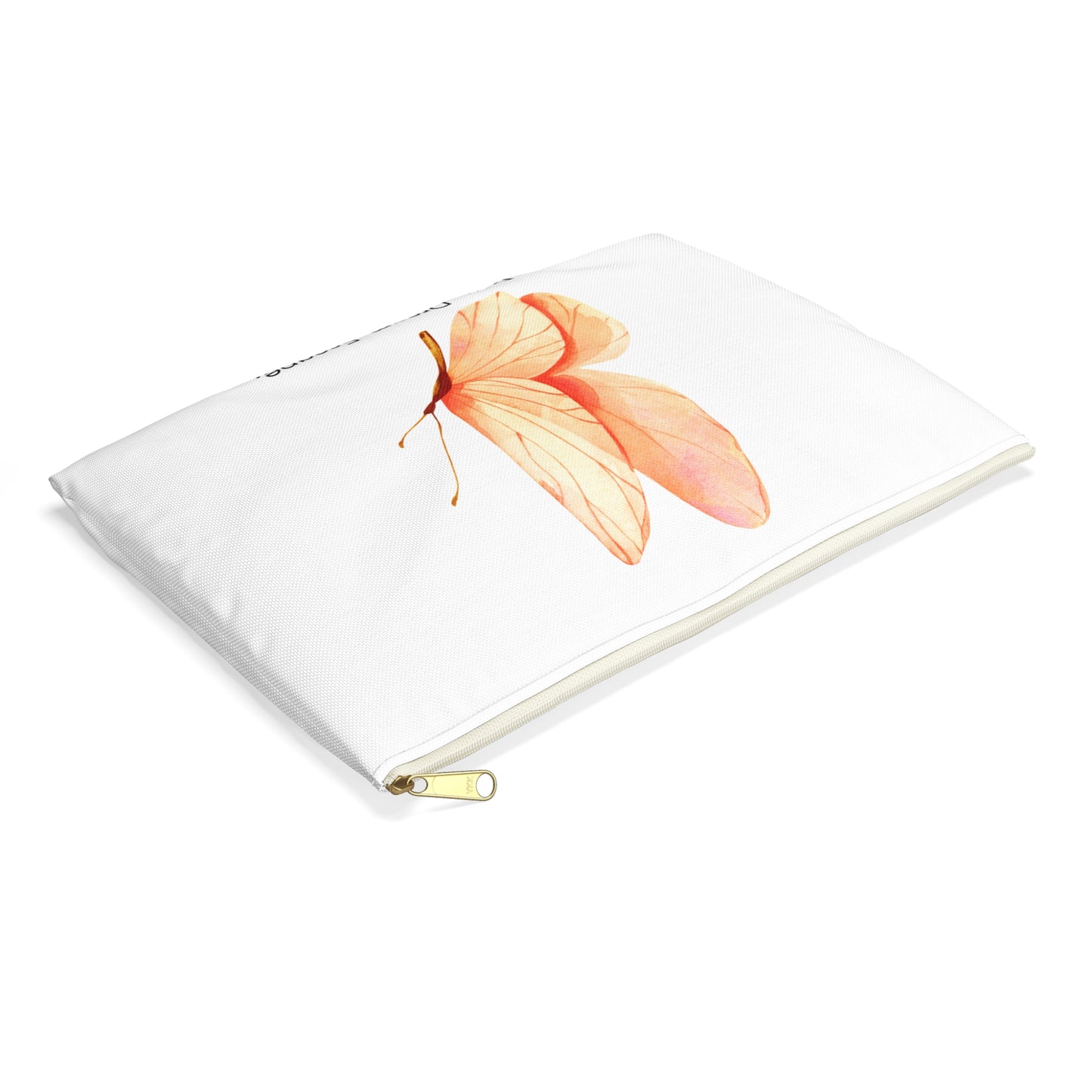 Drift. Dream. Escape. Butterfly Pouch – Inspirational Accessory Bag | Makeup, Journal, Travel Case | Stardust Cove