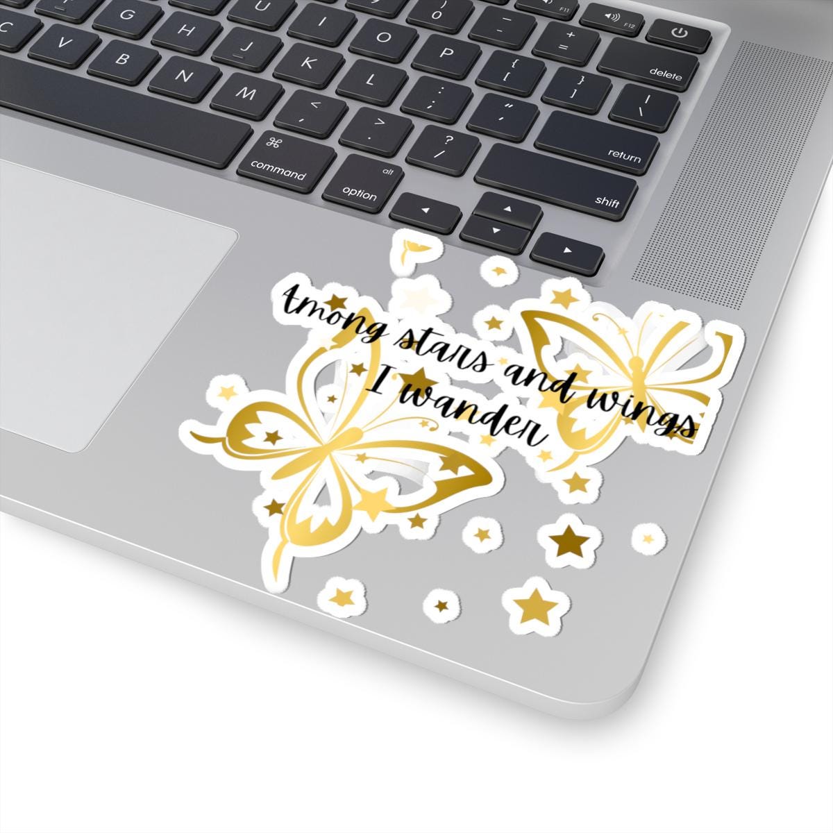 Whimsical Butterfly Kiss-Cut Stickers for Laptop, Journals, Water Bottles, Party Favors, Gifts, Inspirational Decor