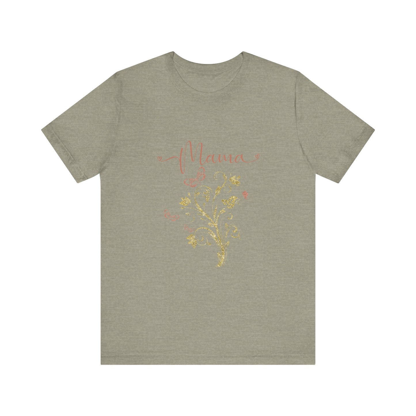 Floral Mama Tee - Soft Unisex Jersey Short Sleeve T-Shirt