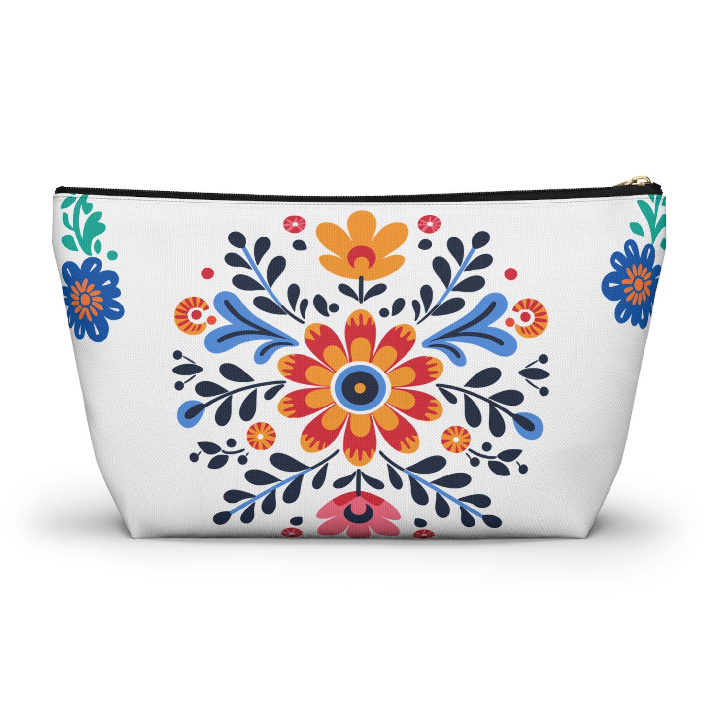 Floral Radiance Accessory Pouch – Celestial Bloom Edition