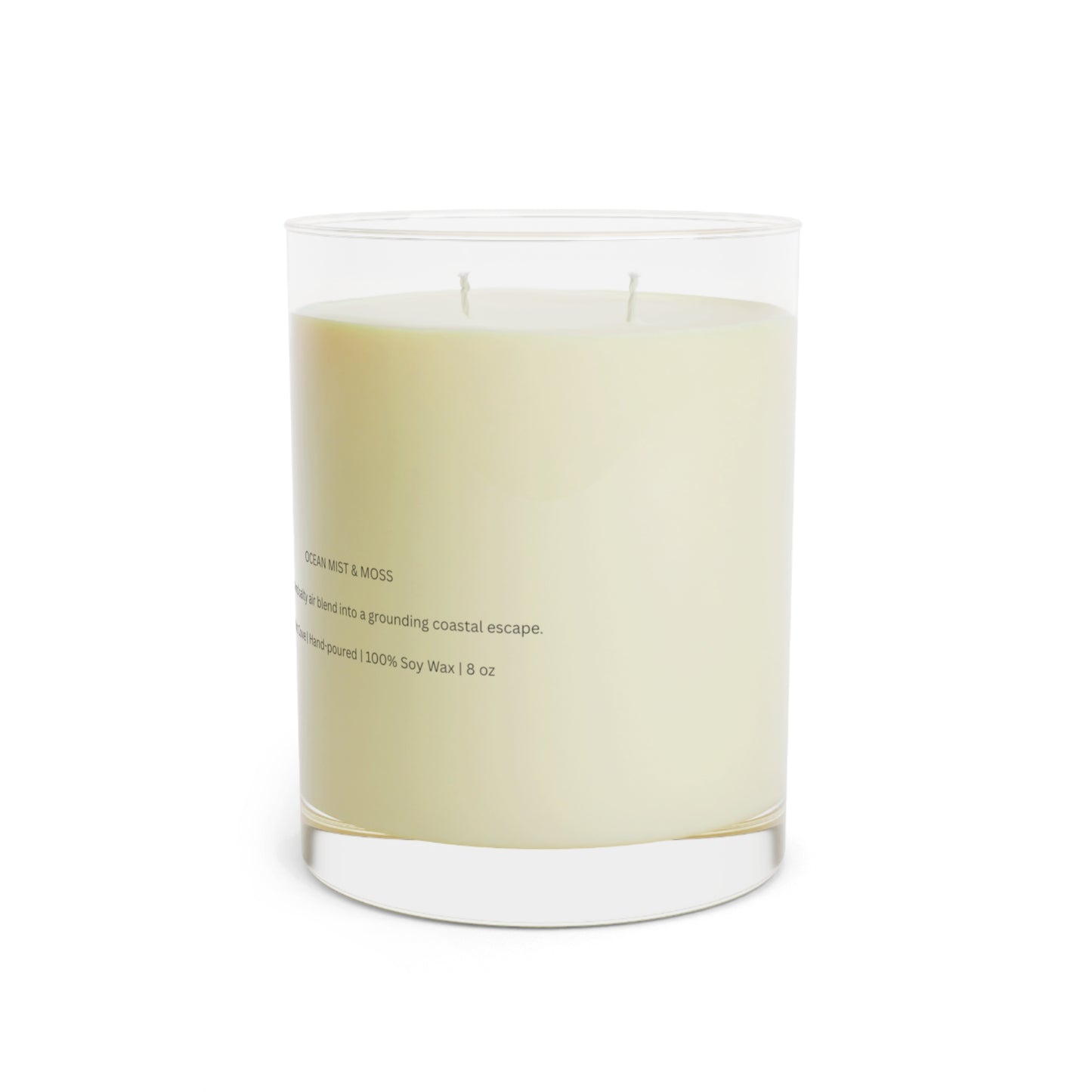 Ocean Mist & Moss Candle – Coastal Forest Scent, Soy Wax | Stardust Cove