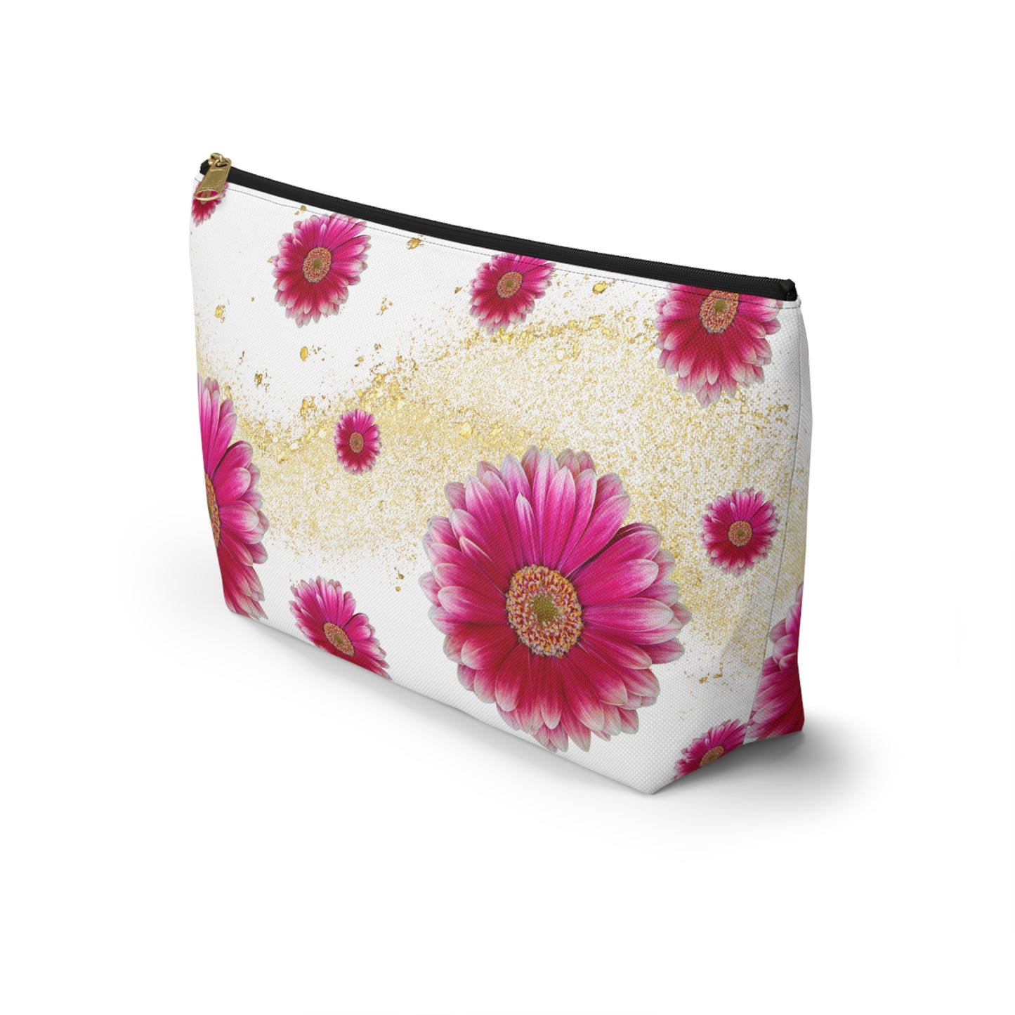 Floral Accessory Pouch, Makeup Organizer, Gift for Her, Travel Bag, Cosmetic Case, Flower Print