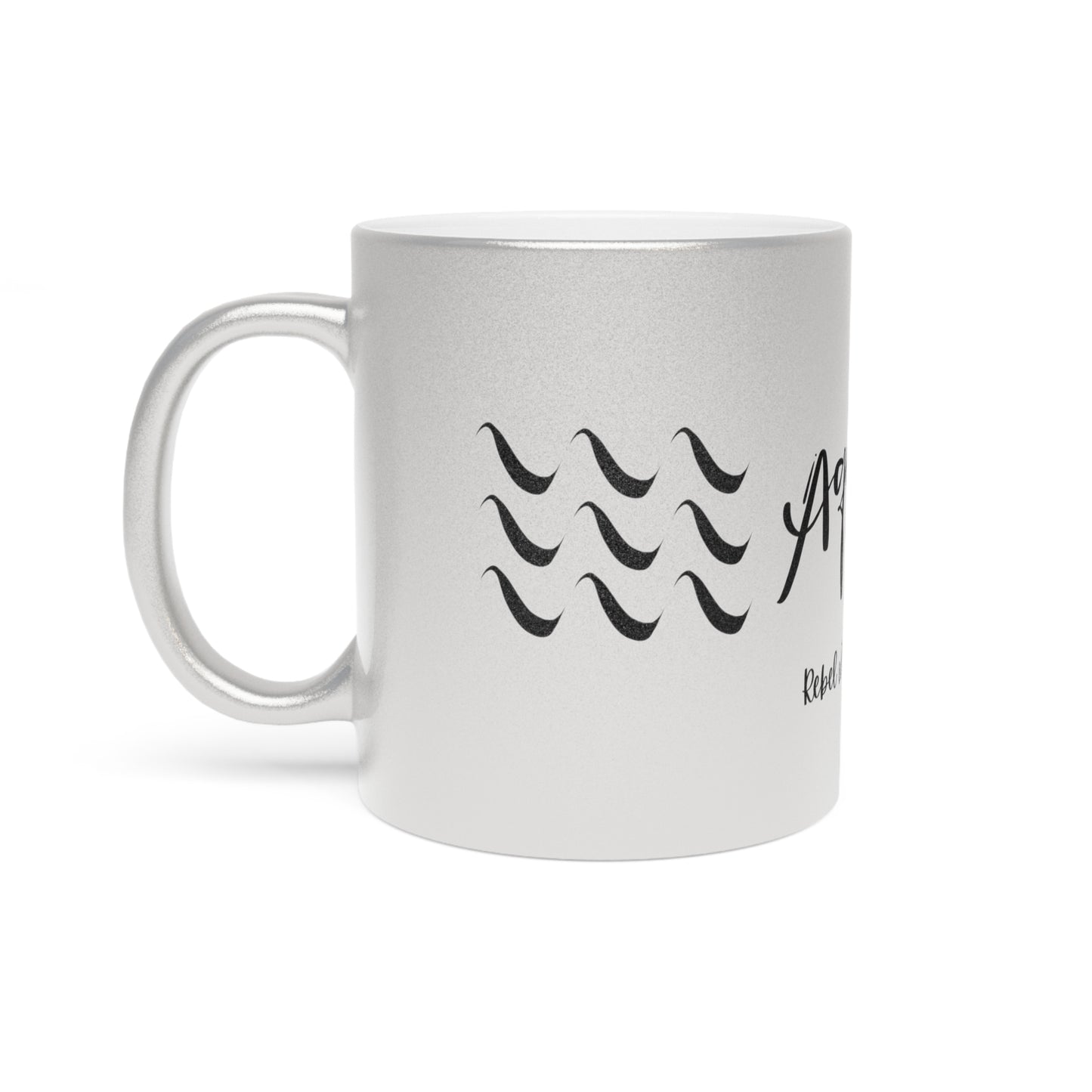 Aquarius Zodiac Mug – “Wild Mind, Brave Heart” Astrology Gift
