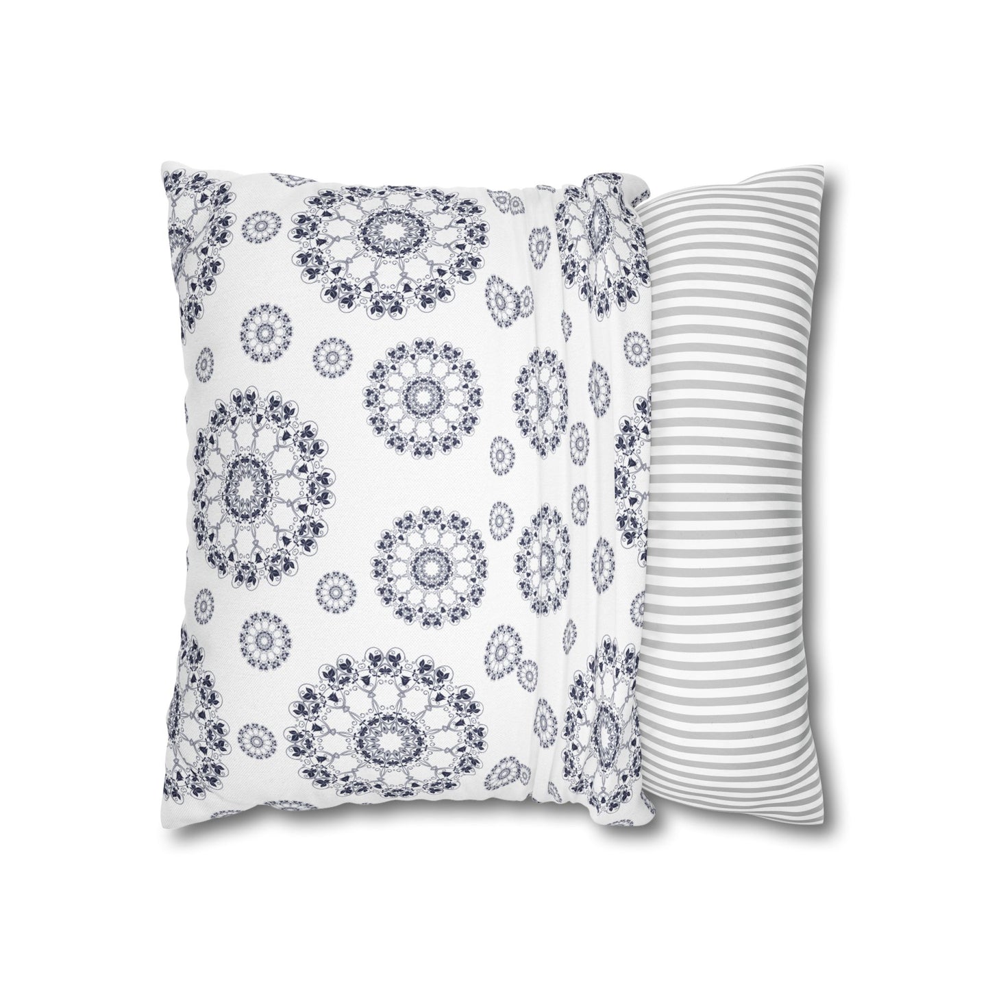 Boho Decorative Pillowcase | Cozy Home Decor, Bohemian Gift, Cushion Cover, Mandala Design, Bedroom Accessory