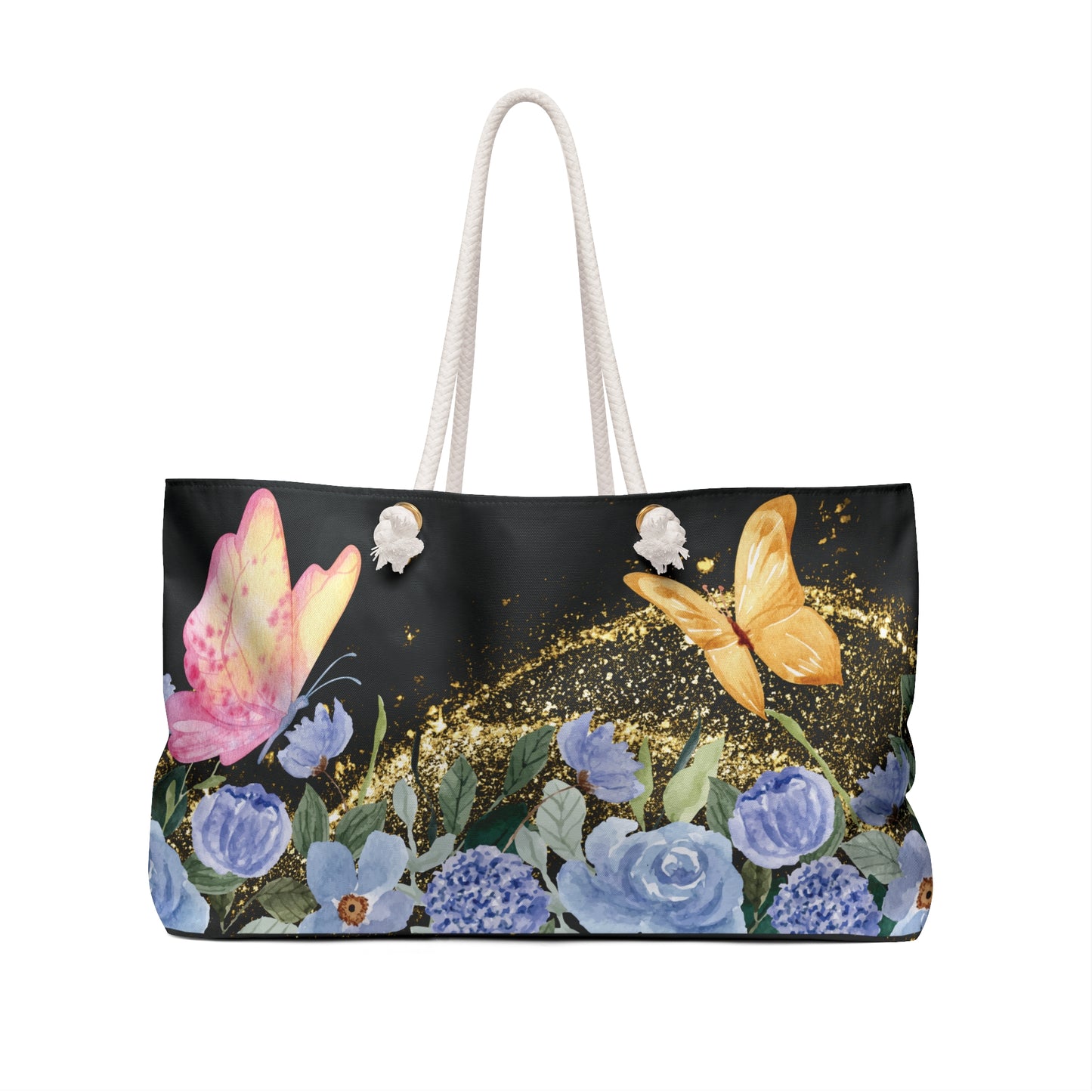 Floral Butterfly Weekender Bag