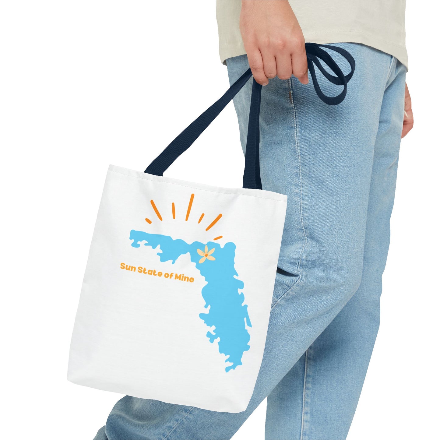 Sun State of Mine Florida Tote Bag – Coastal Sunshine Shoulder Tote | Stardust Cove