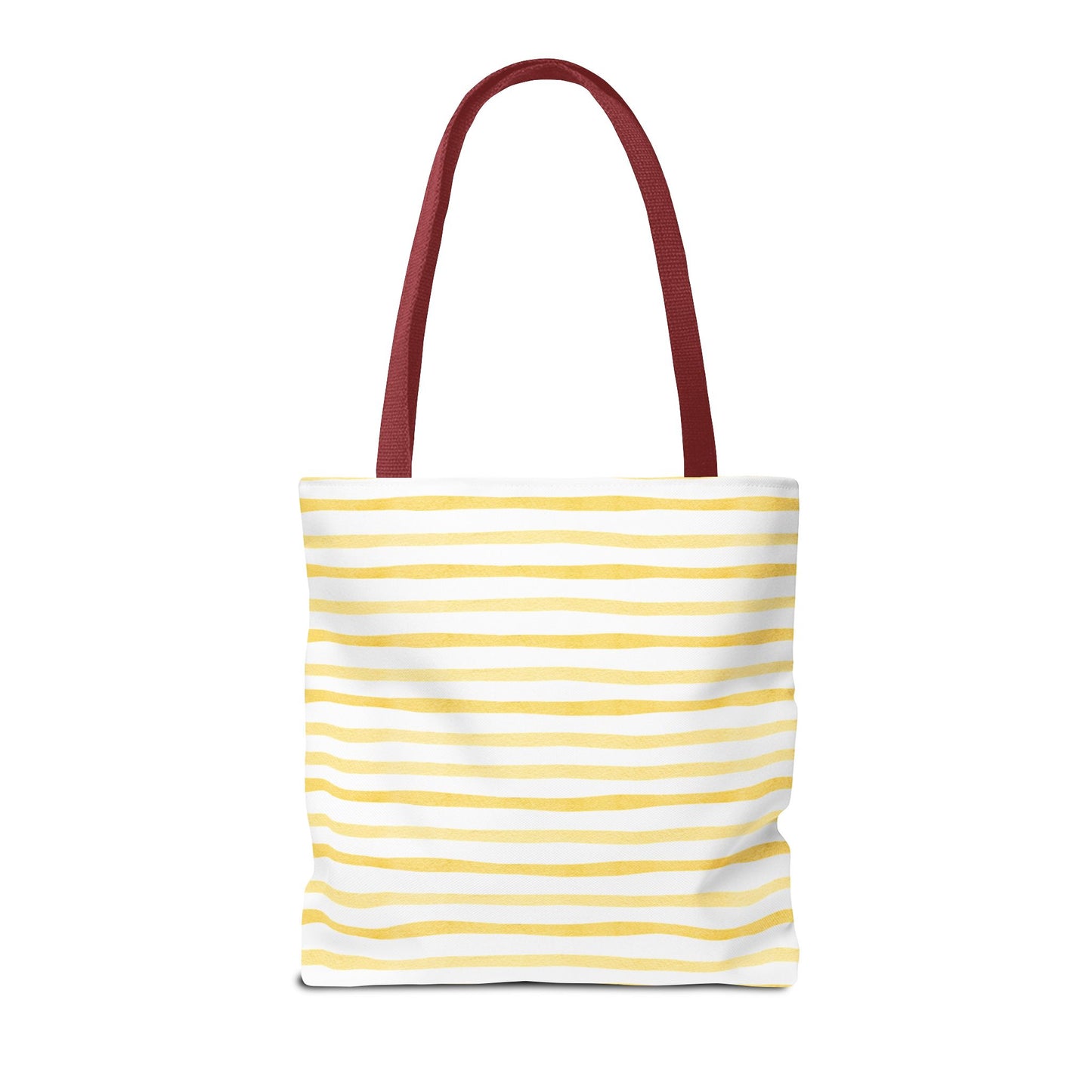 Butterfly and Stripes AOP Tote Bag - Stylish Shopping Bag, Eco-Friendly Gift, Summer Vibes, Beach Ready, Everyday Use