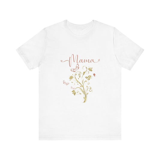 Floral Mama Tee - Soft Unisex Jersey Short Sleeve T-Shirt