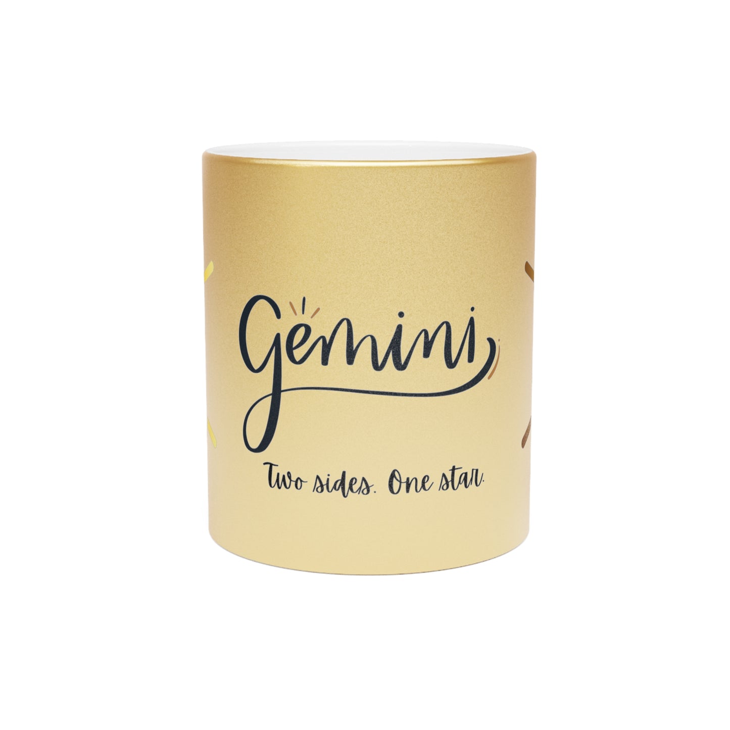 Gemini Zodiac Mug – Two Sides One Star – Astrology Gift for Gemini Women & Men – Celestial Gemini Coffee Cup