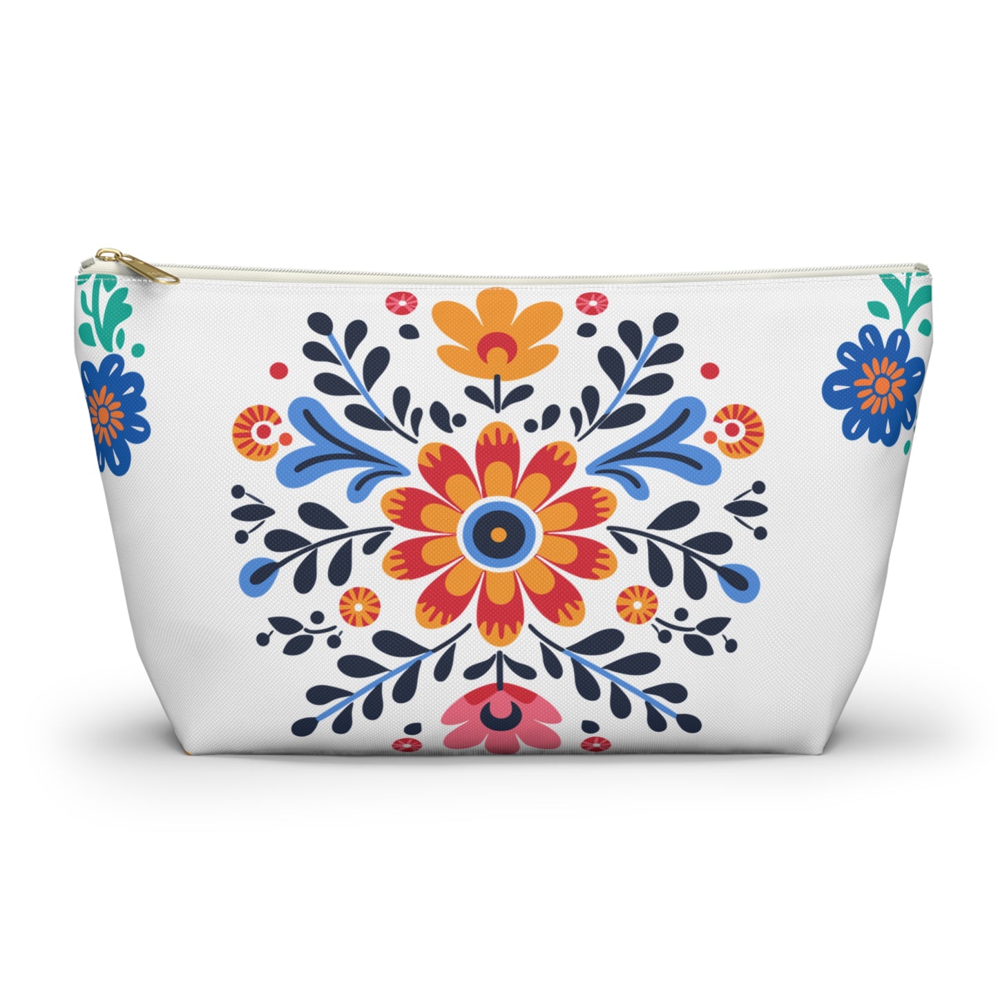 Floral Radiance Accessory Pouch – Celestial Bloom Edition