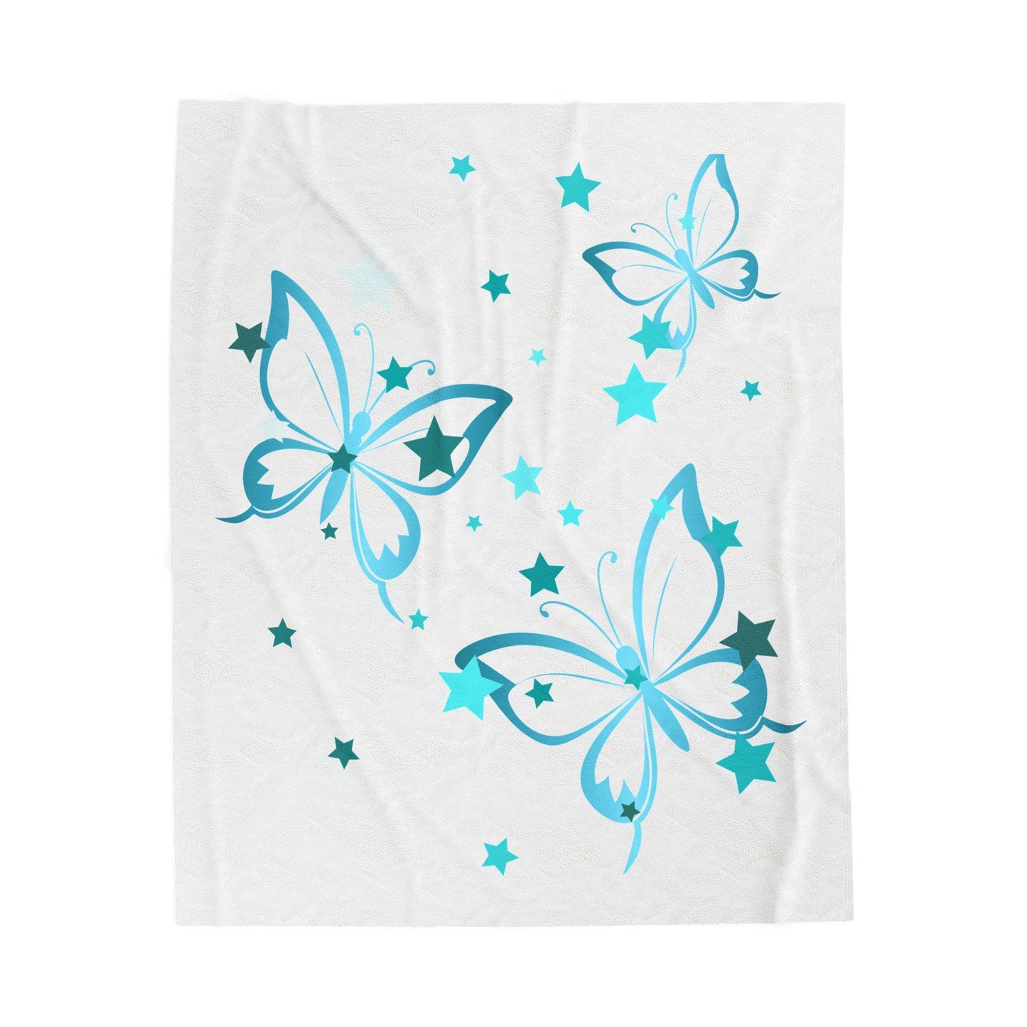 Butterfly Velvet Plush Blanket, Cozy Home Decor for Kids, Soft Gift for Birthdays, Nursery, and Cozy Nights, Dreamy Butterfly Design